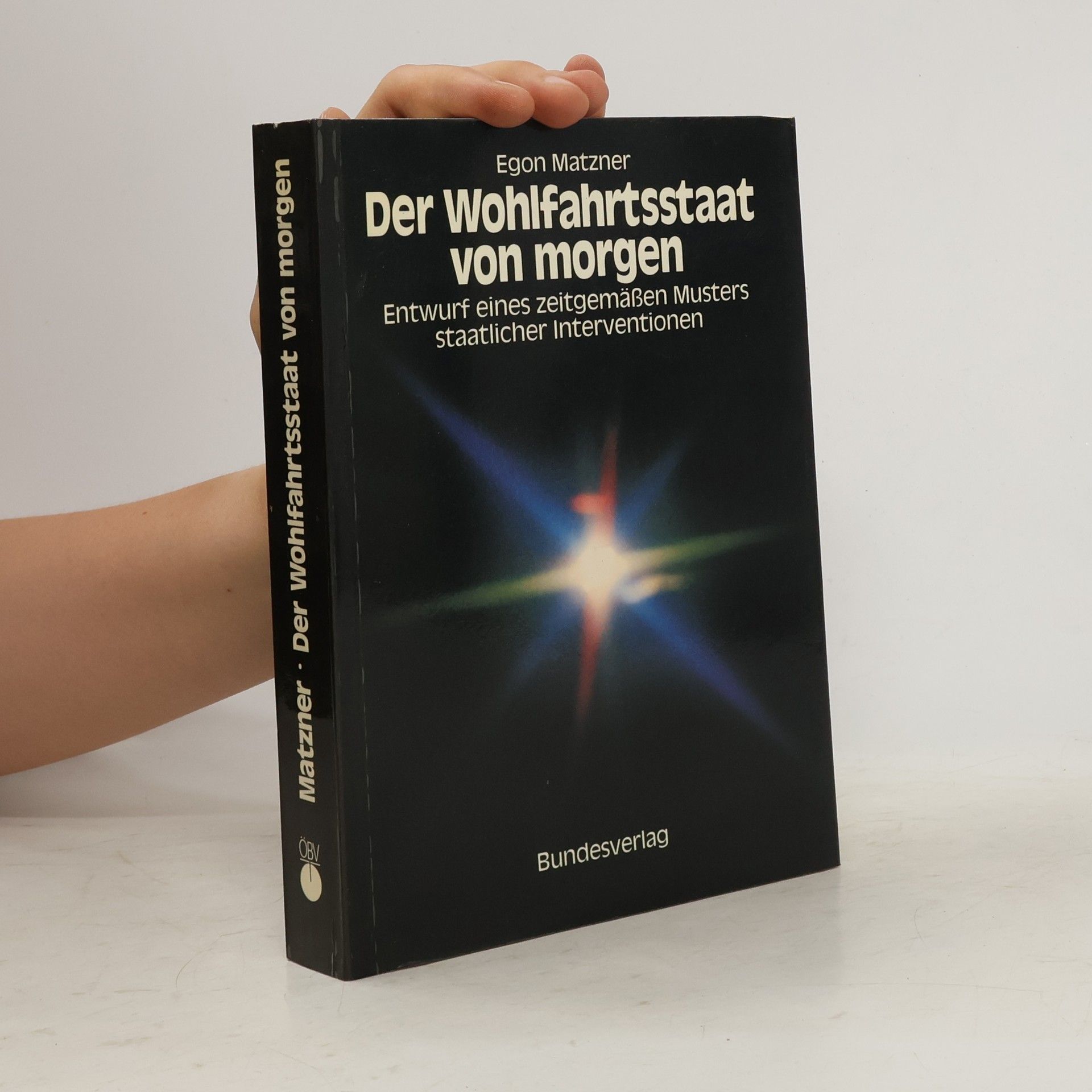 Egon Matzner Der Wohlfahrtsstaat von morgen
