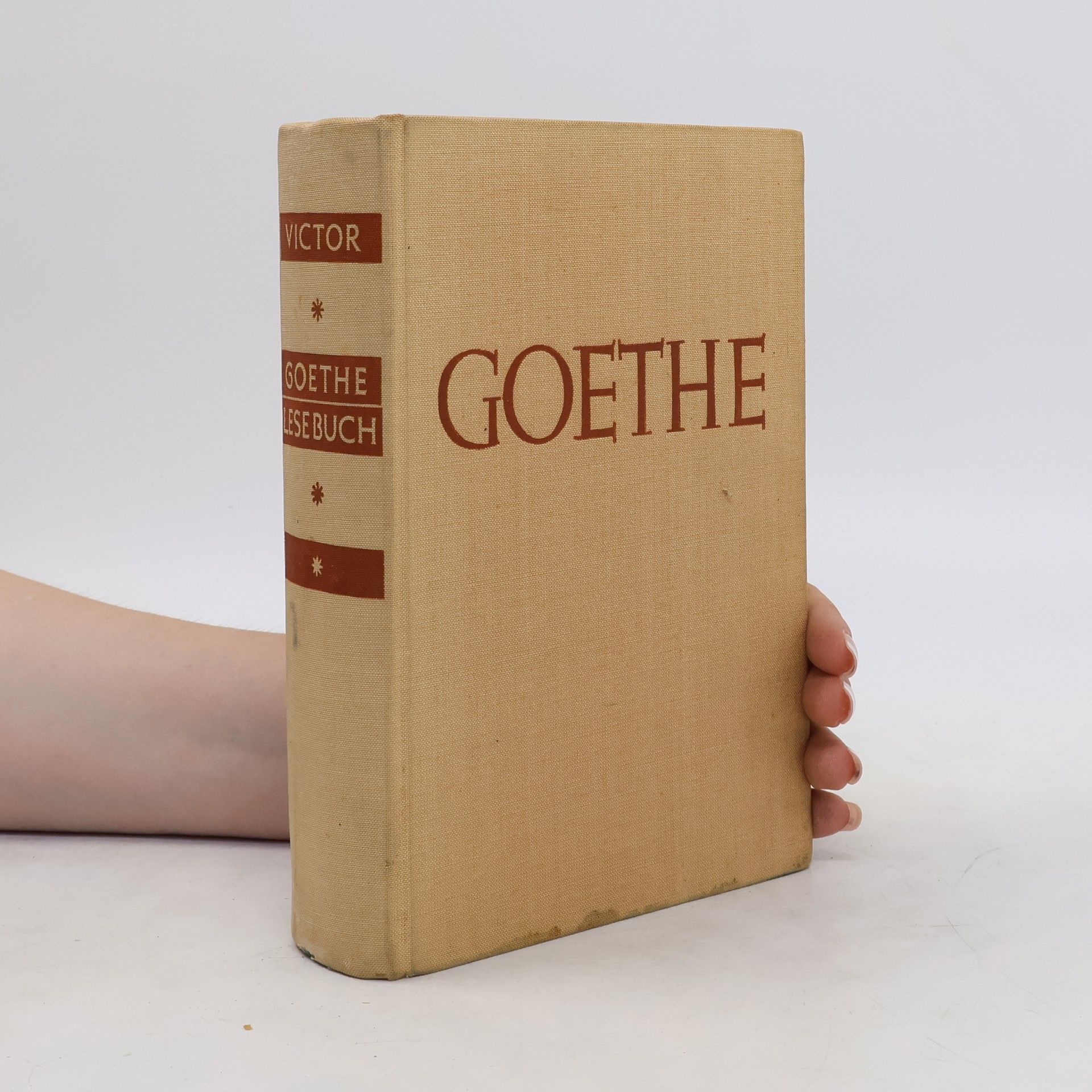 Walther Victor Goethe Lesebuch