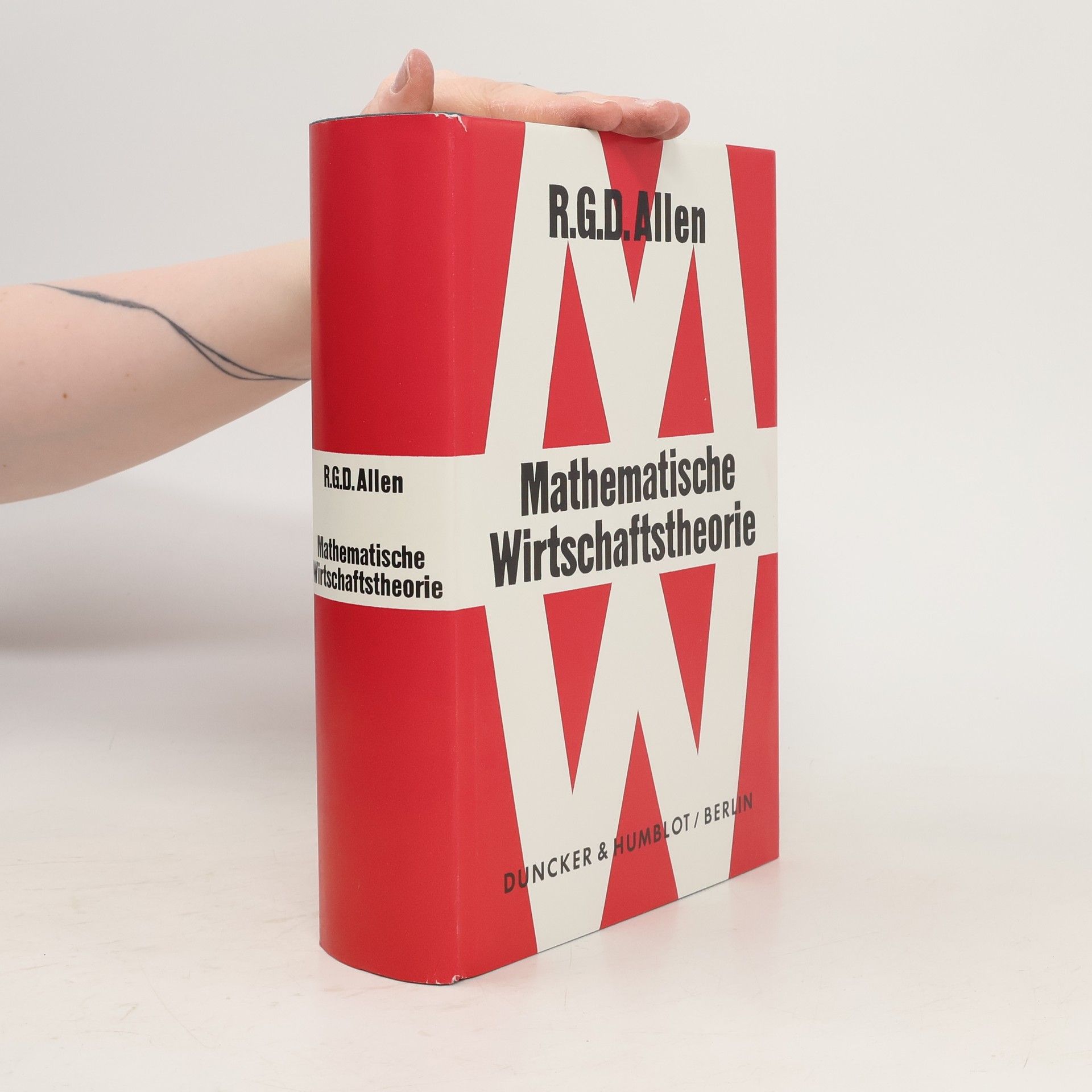Roy G. D. Allen Mathematische Wirtschaftstheorie