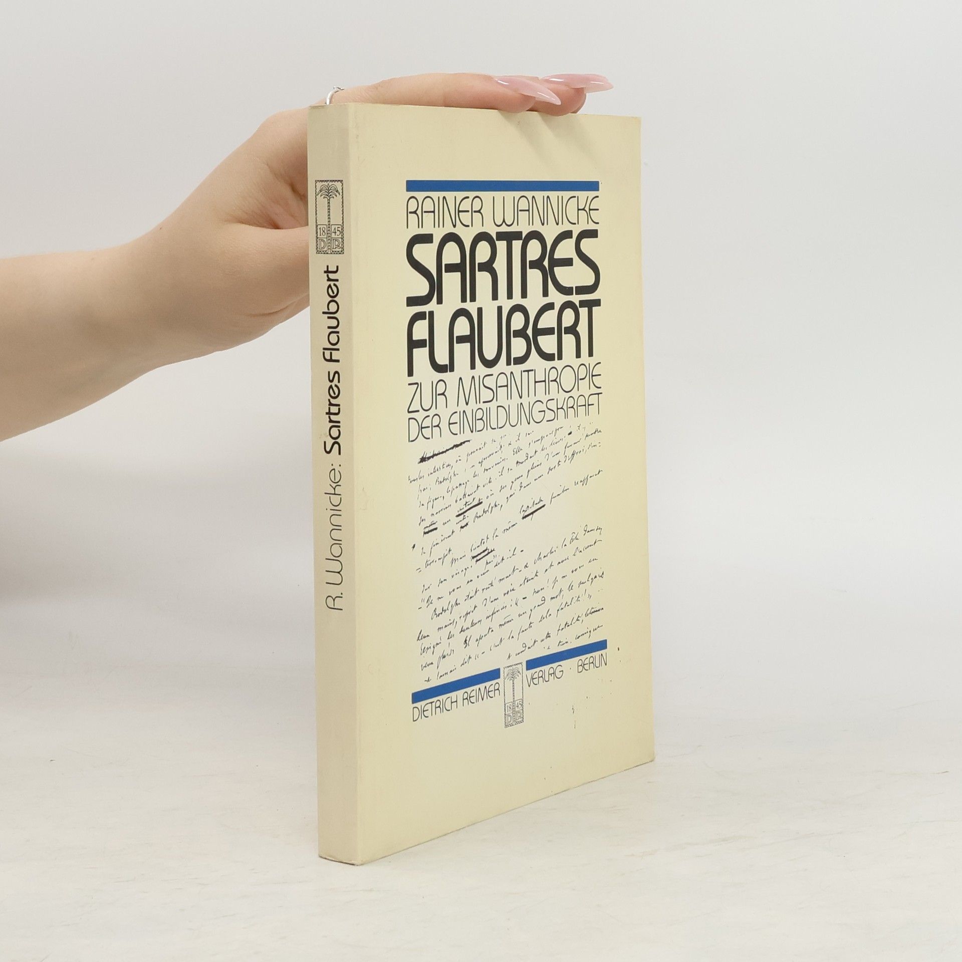 Rainer Wannicke Sartres Flaubert
