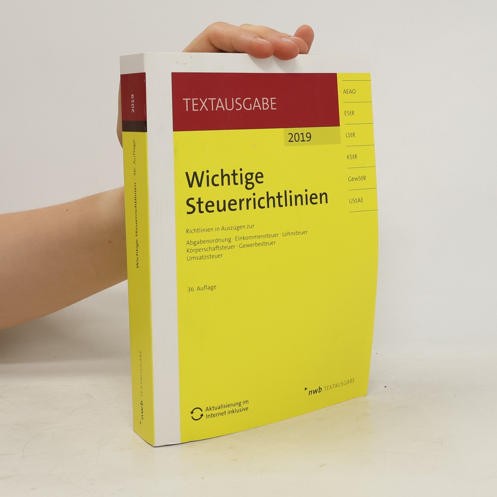 Ralf Walkenhorst Wichtige Steuerrichtlinien