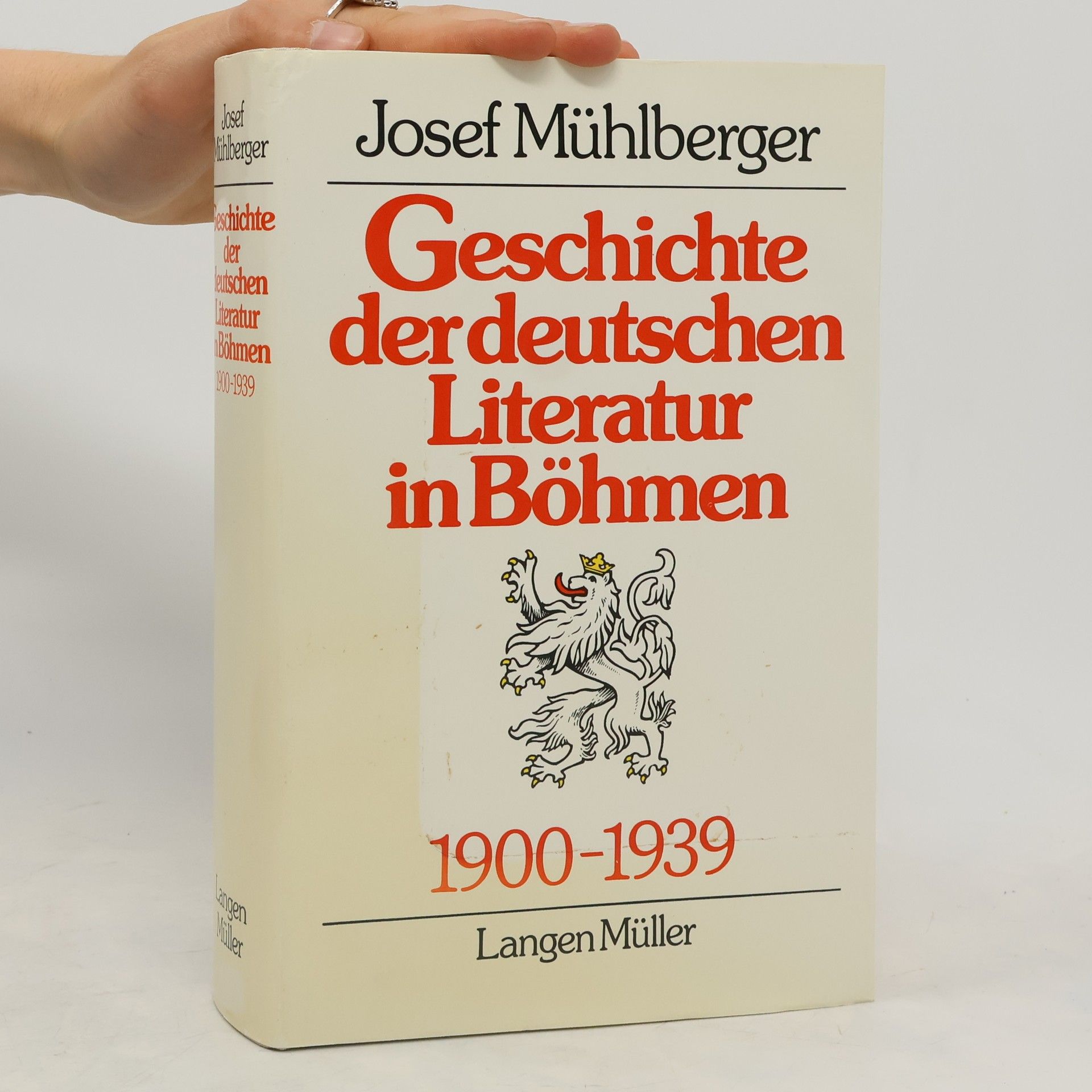 Josef Mühlberger Geschichte der deutschen Literatur in Böhmen