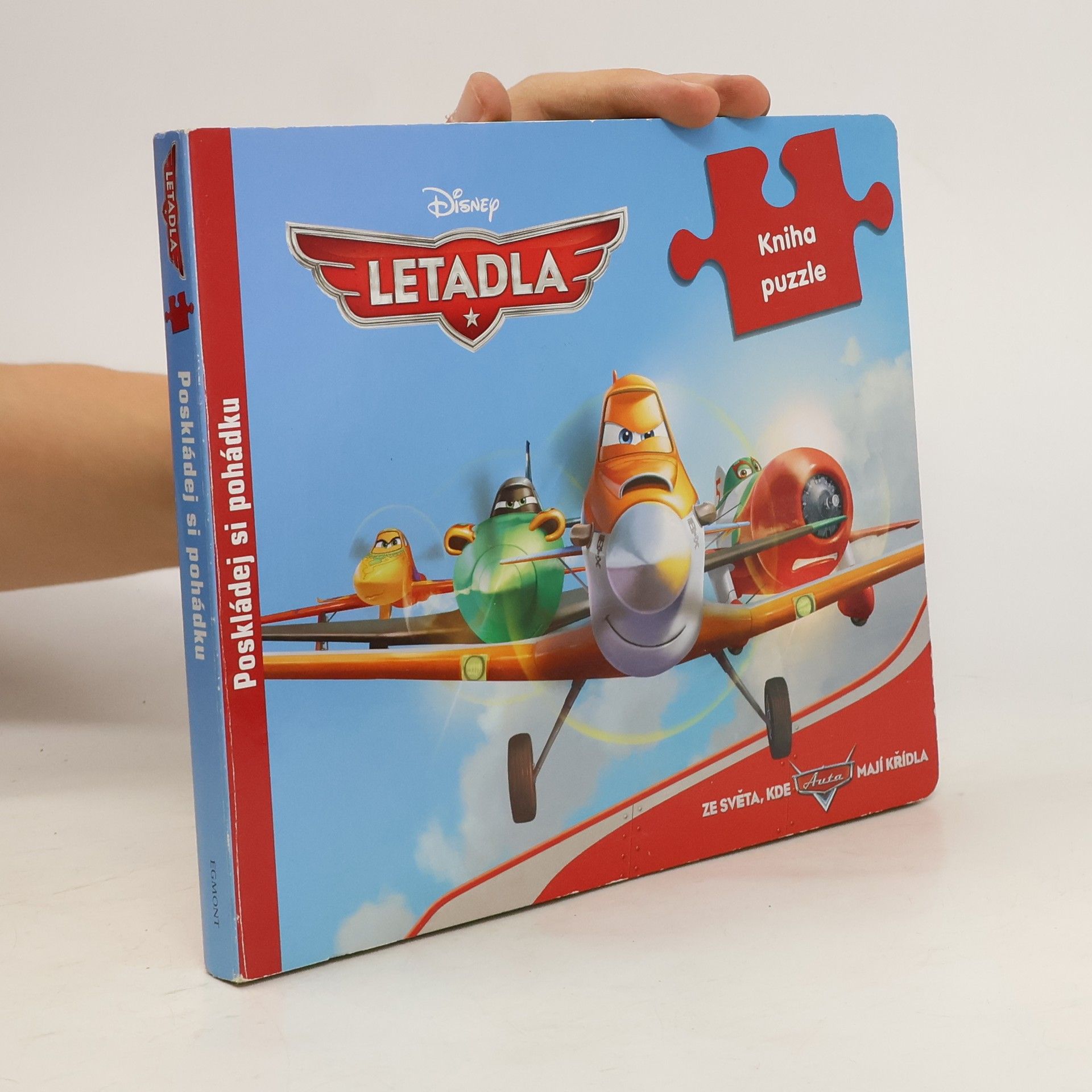 Walt Disney Letadla - Kniha puzzle