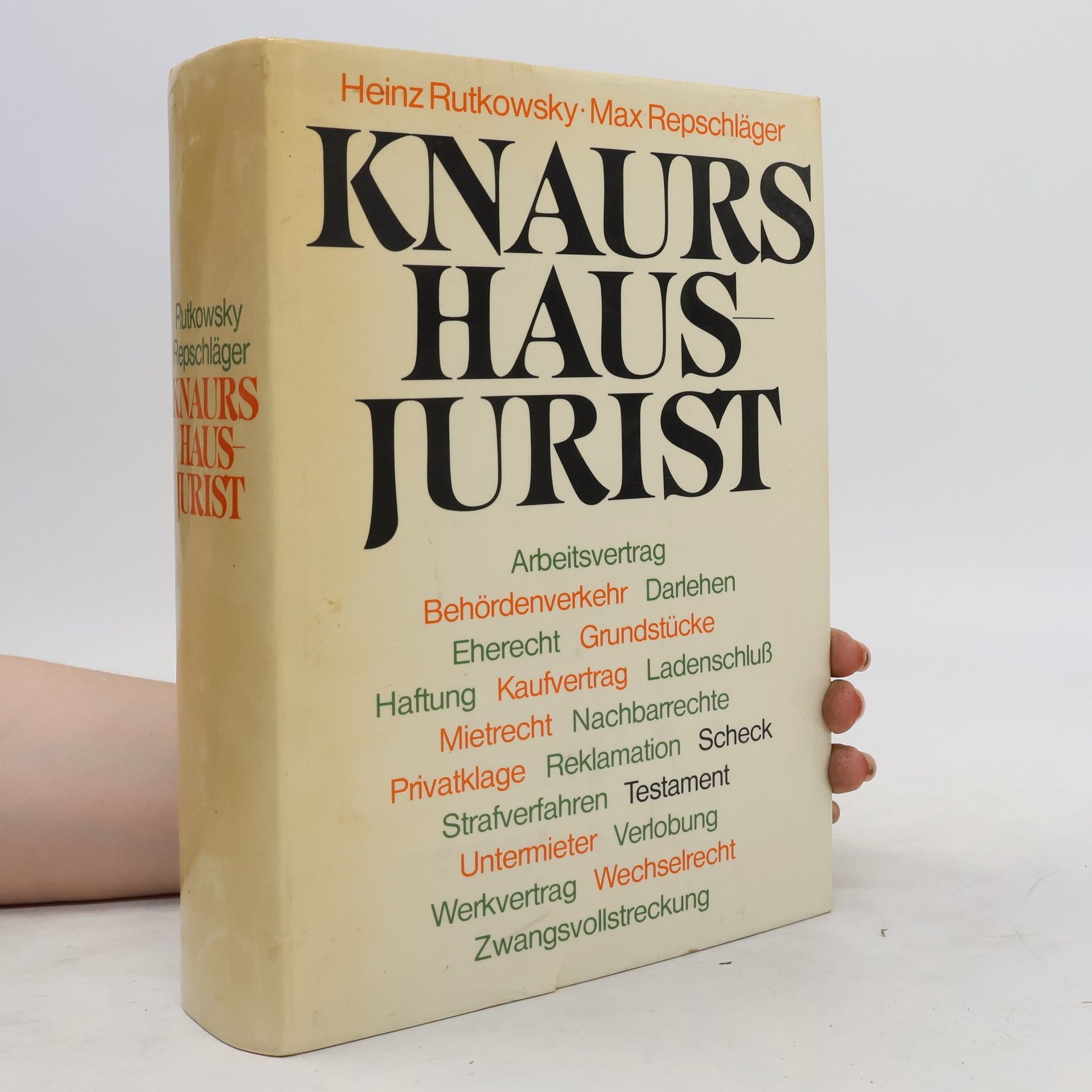 Heinz Rutkowsky Knaurs Hausjurist
