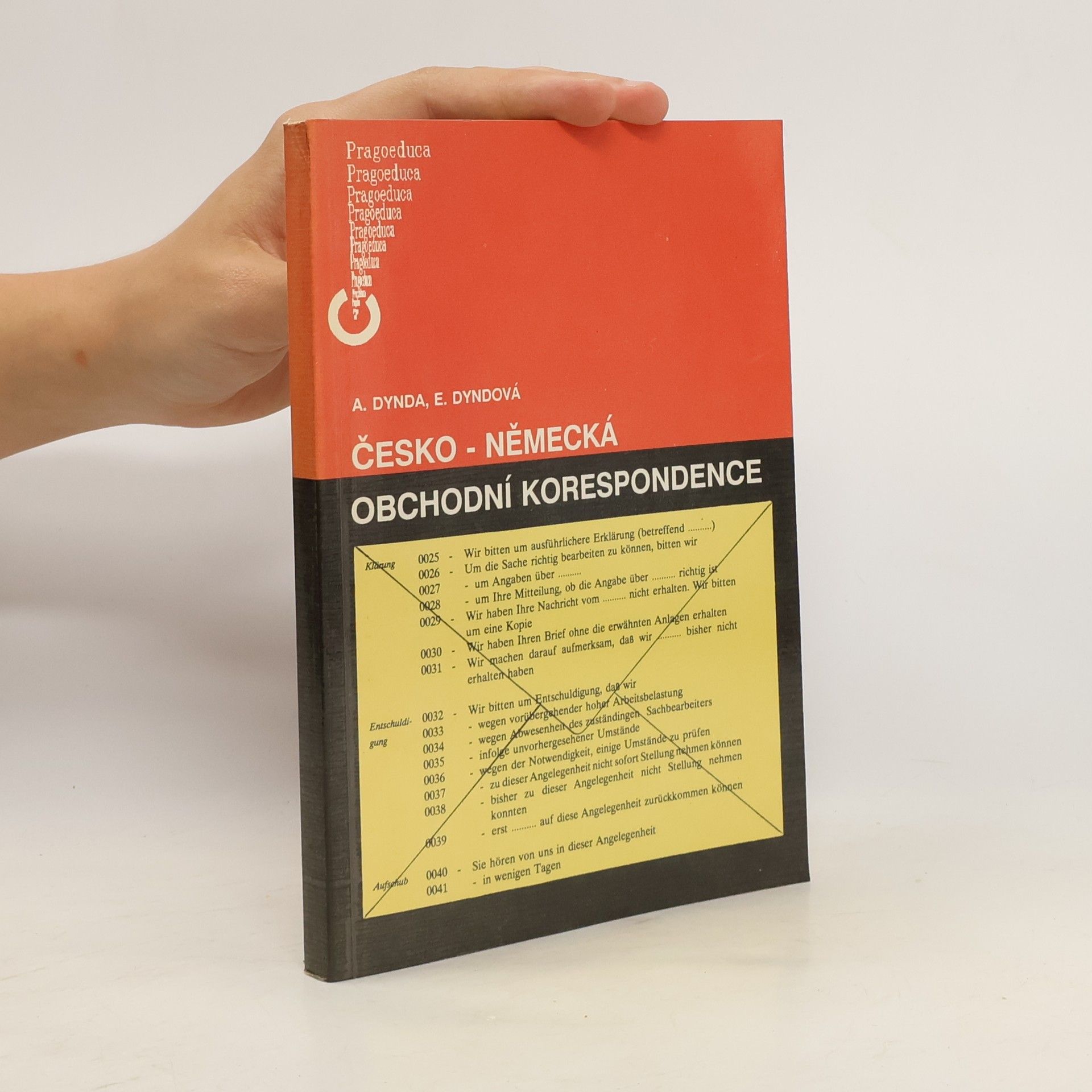 Antonín Dynda Česko-německá obchodní korespondence