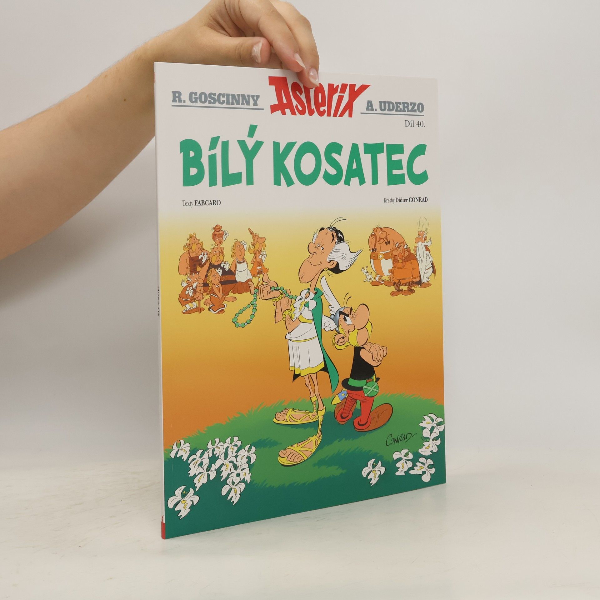 Fabcaro Asterix 40 - Bílý kosatec