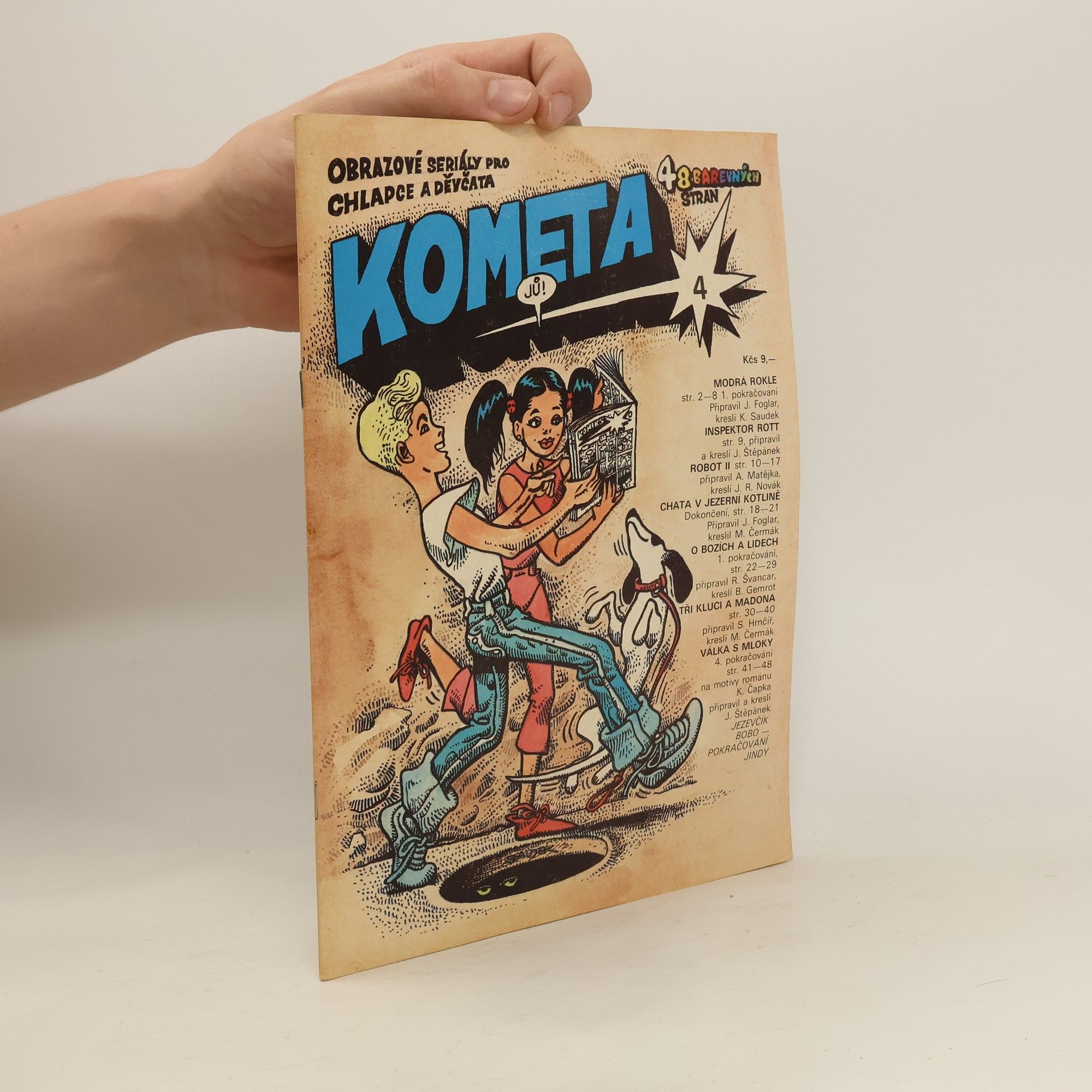 Karel Saudek Kometa 4/1989