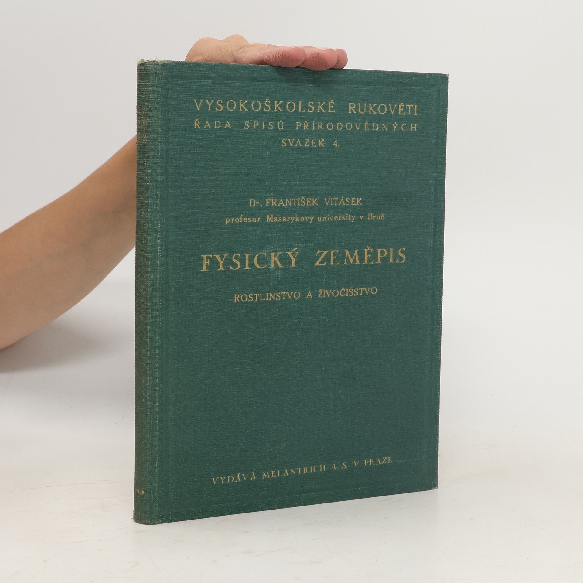 František Vitásek Fysický zeměpis. Díl II.