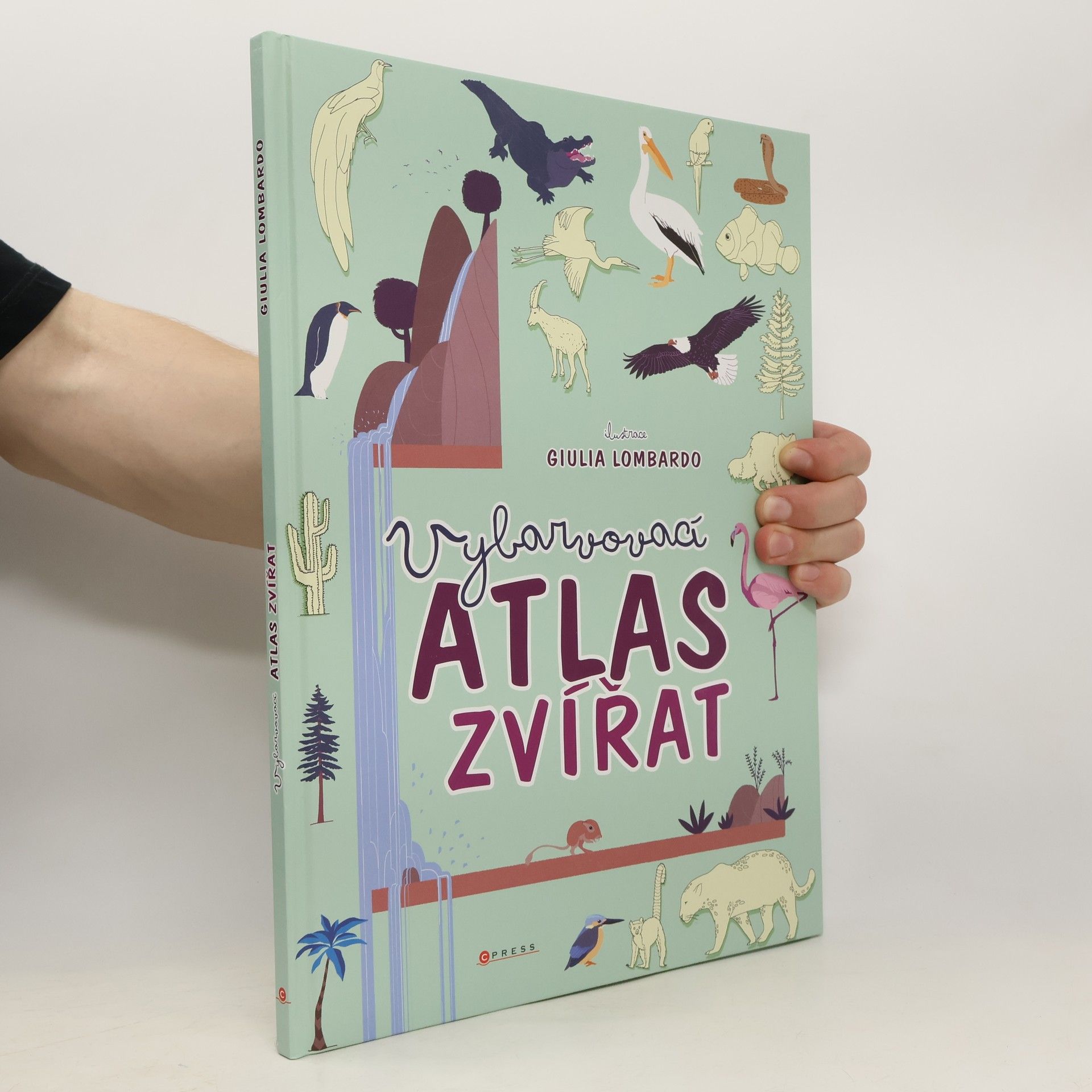 Giulia Lombardo Vybarvovací atlas zvířat
