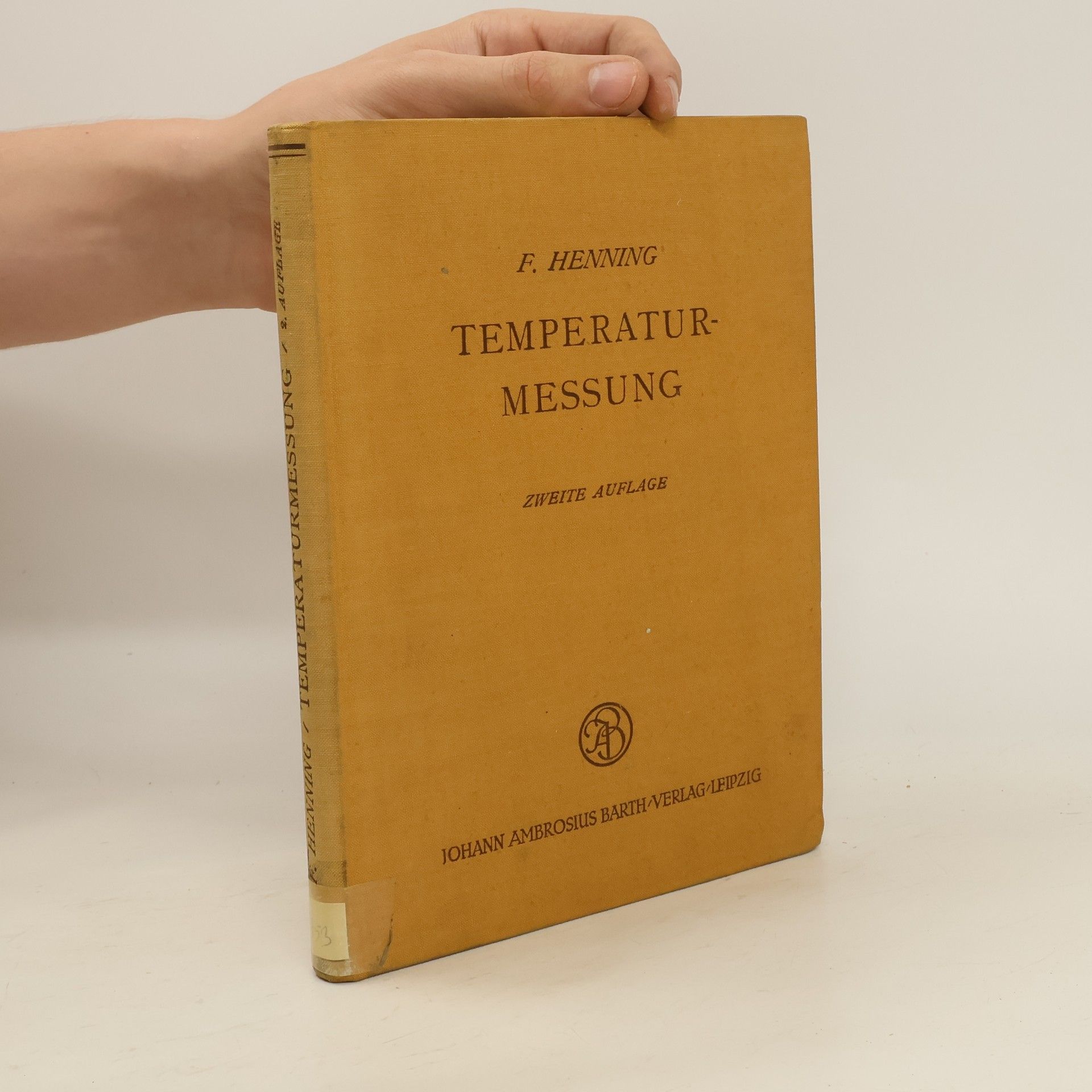 F. Henning Temperaturmessung