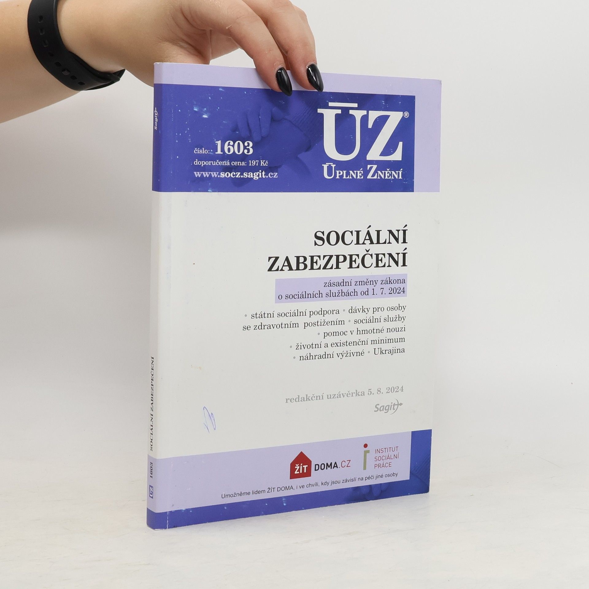 kolektiv ÚZ 1603 Sociální zabezpečení