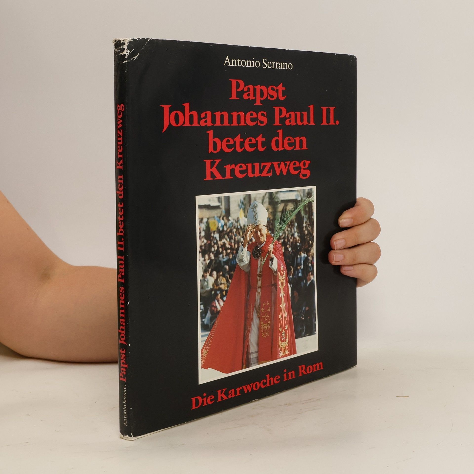 Antonio Serrano Papst Johannes Paul II. betet den Kreuzweg