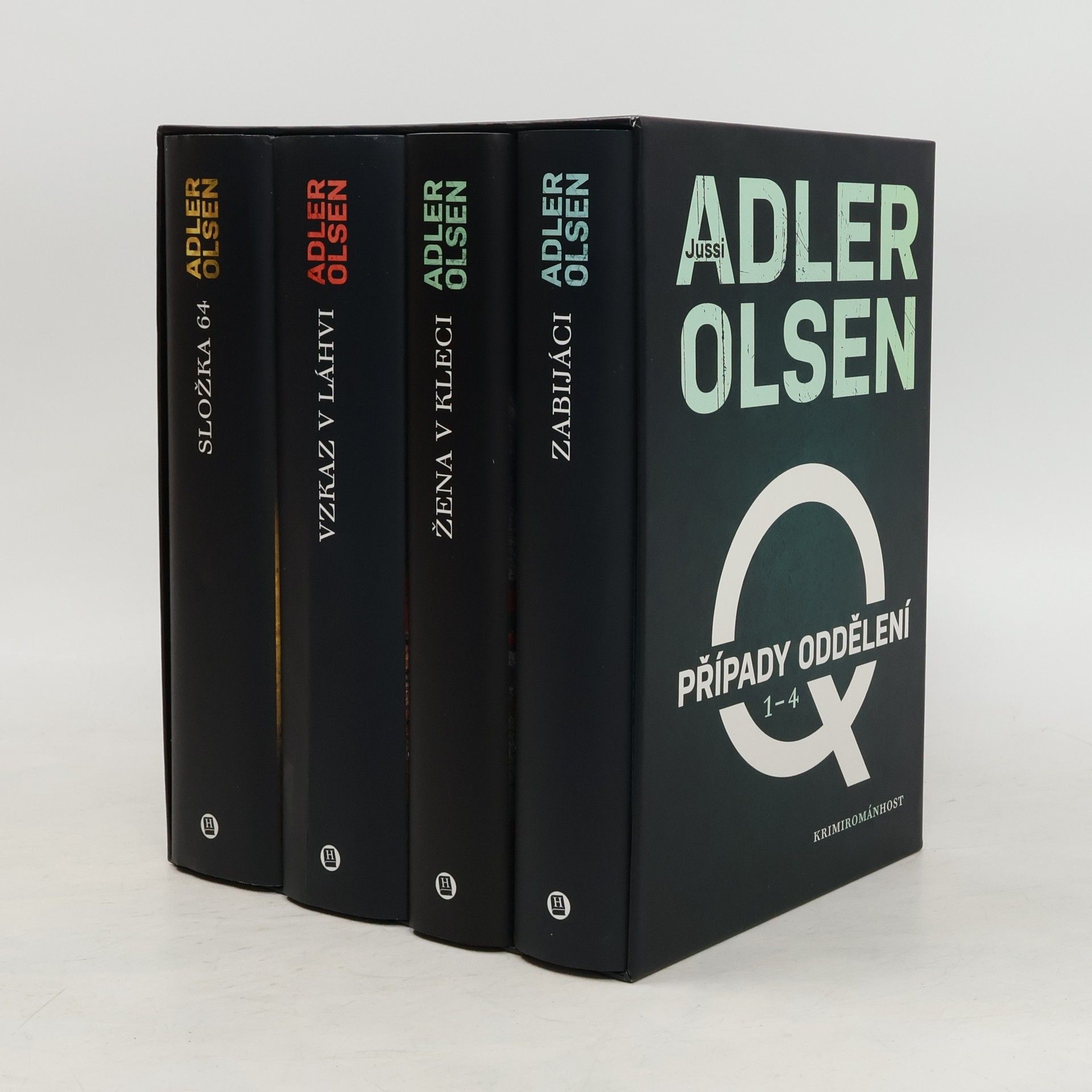 Jussi Adler-Olsen Případy oddělení Q 1-4.díl (Žena v kleci. Zabijáci. Vzkaz v láhvi. Složka 64)