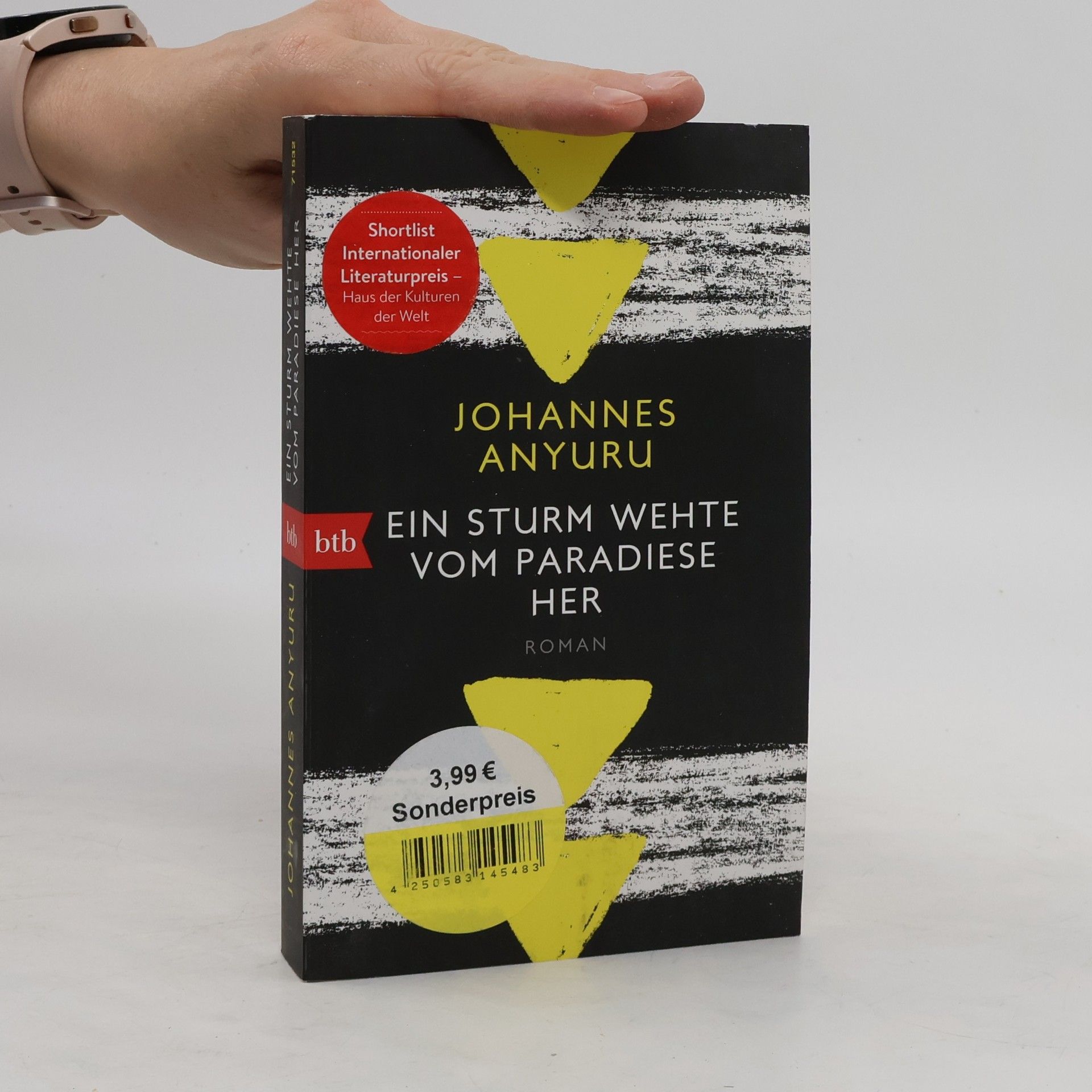 Johannes Anyuru Ein Sturm wehte vom Paradiese her