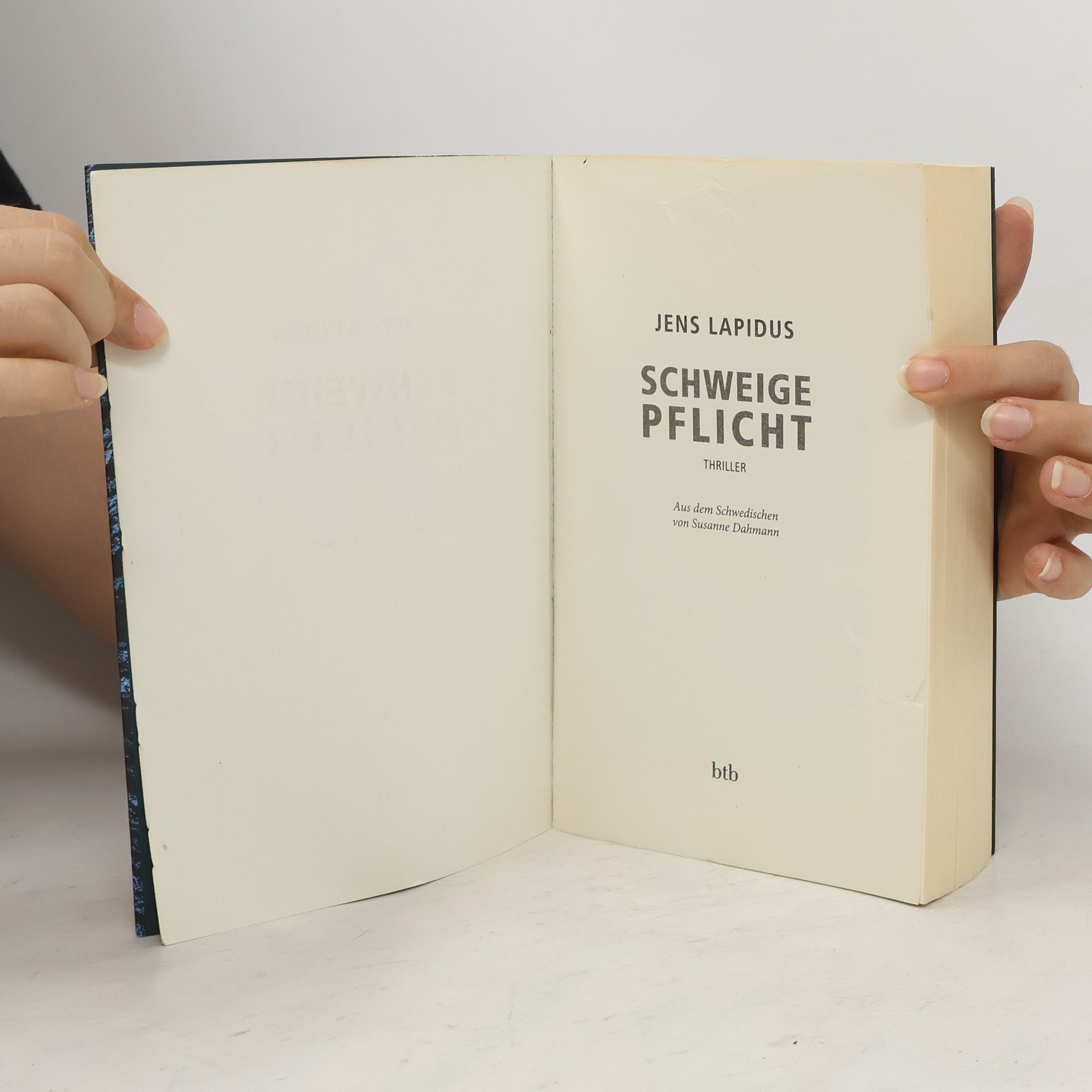 Jens Lapidus Schweigepflicht