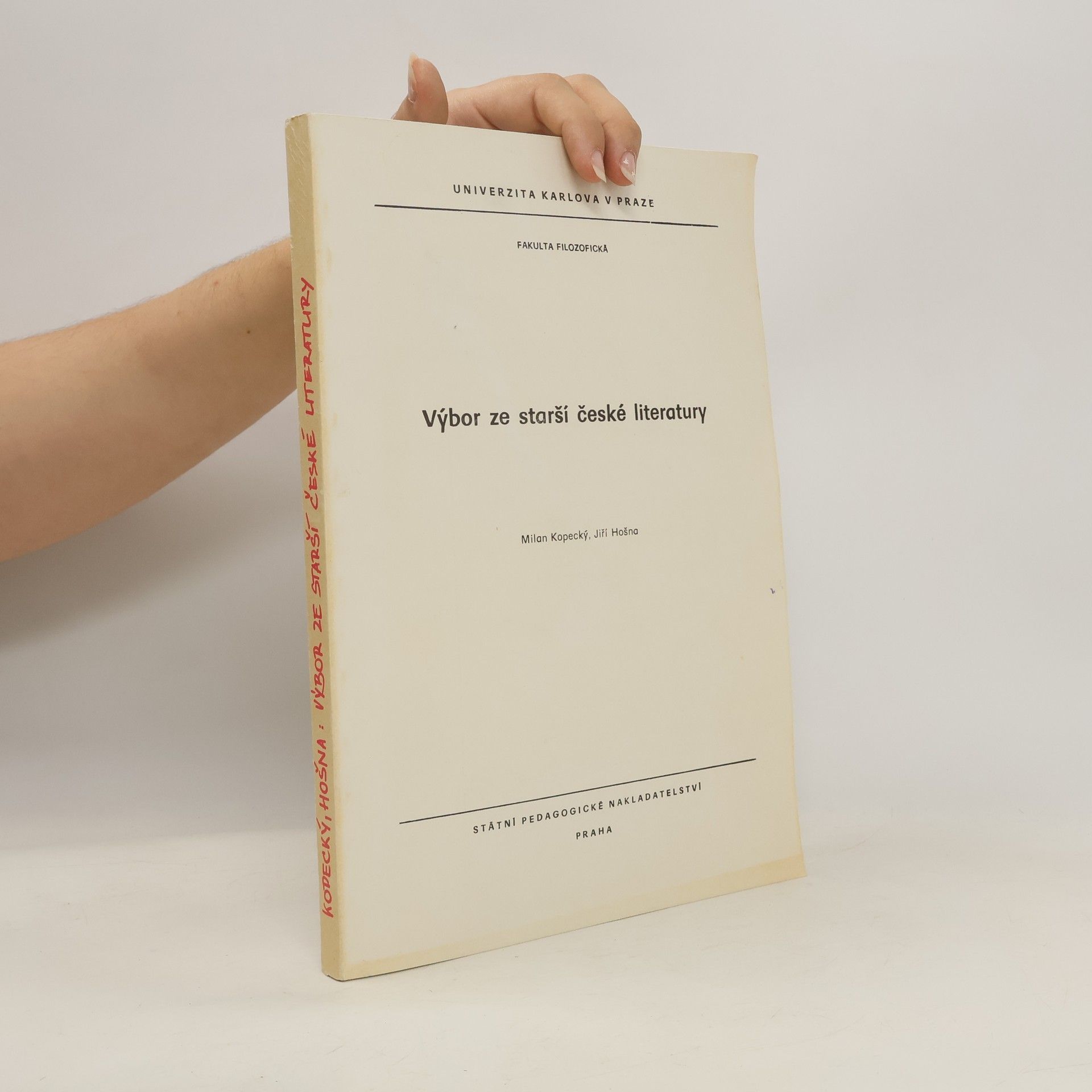 Milan Kopecký Výbor ze starší české literatury