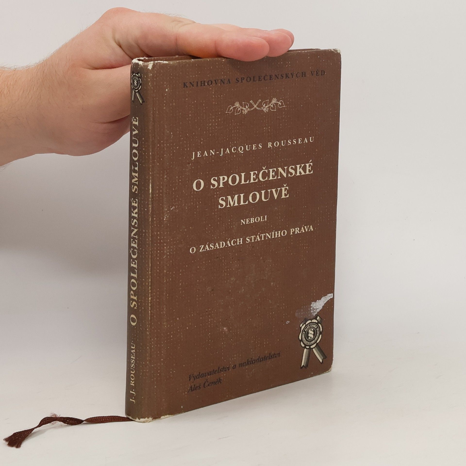 Jean Jacques Rousseau O společenské smlouvě neboli o zásadách státního práva