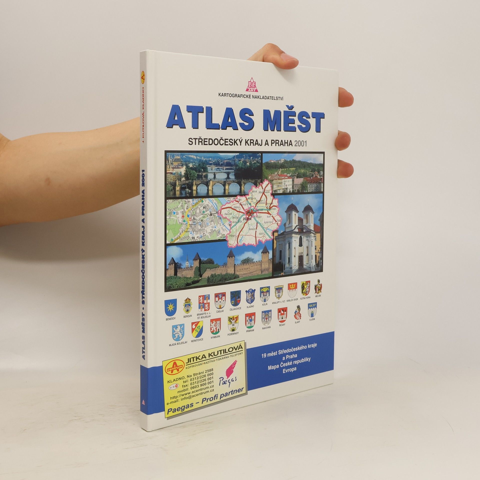 Autores varios Atlas měst Středočeský kraj a Praha