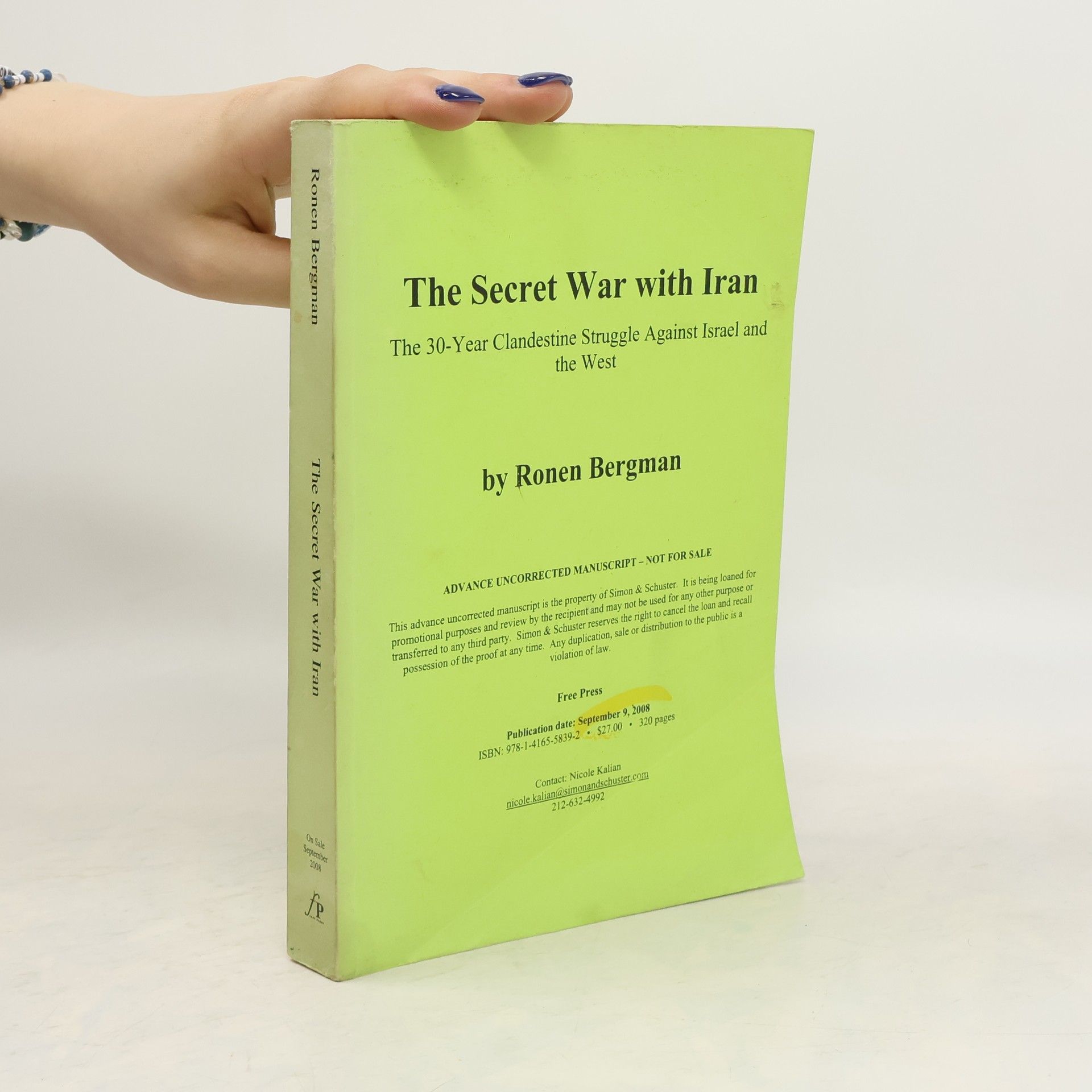 Ronen Bergman The Secret War with Iran