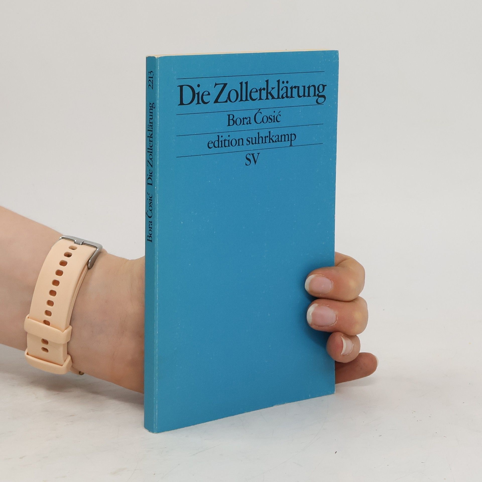 Bora Ćosić Die Zollerklärung. Aus d. Serb. v. Katharina Wolf-Grieshaber