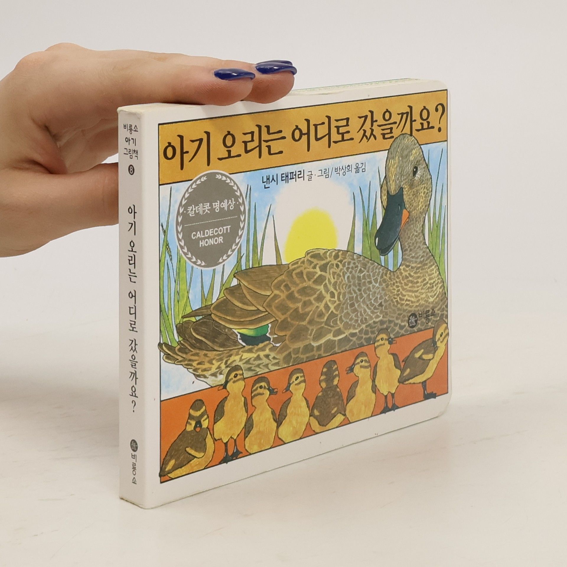 낸시태퍼리 아기 오리는 어디로 갔을까요(비룡소 아기 그림책 8 8)(보드북)
