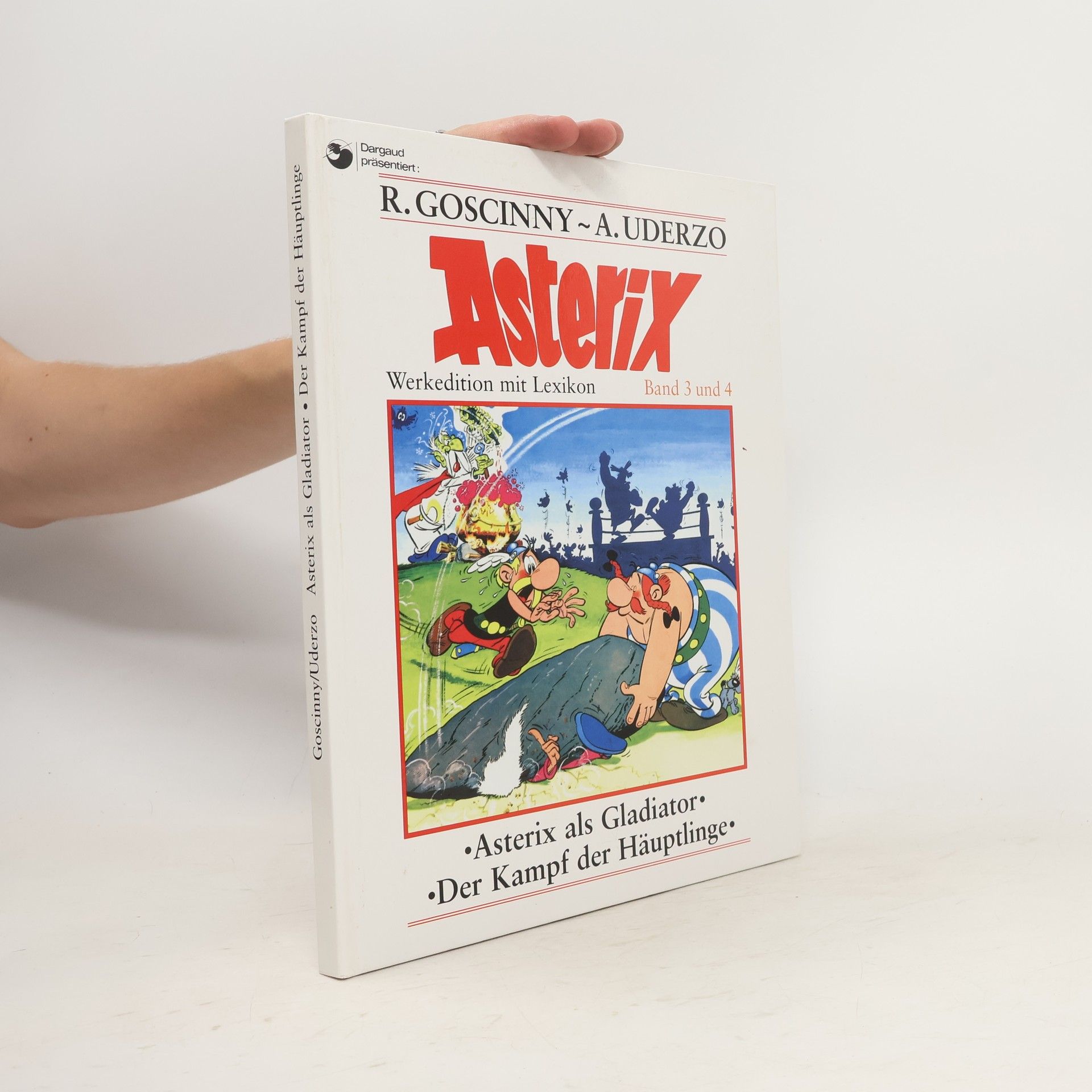 René Goscinny Asterix Werkedition mit Lexikon 3. Asterix als Gladiator 4. Der Kampf der Häuptlinge