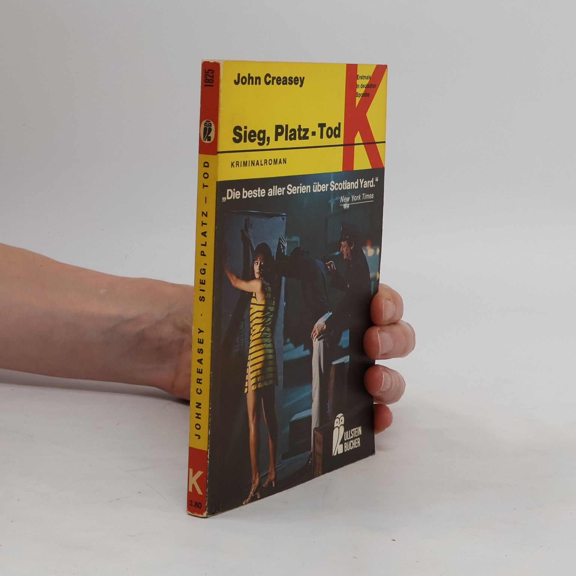 John Creasey Sieg, Platz, Tod