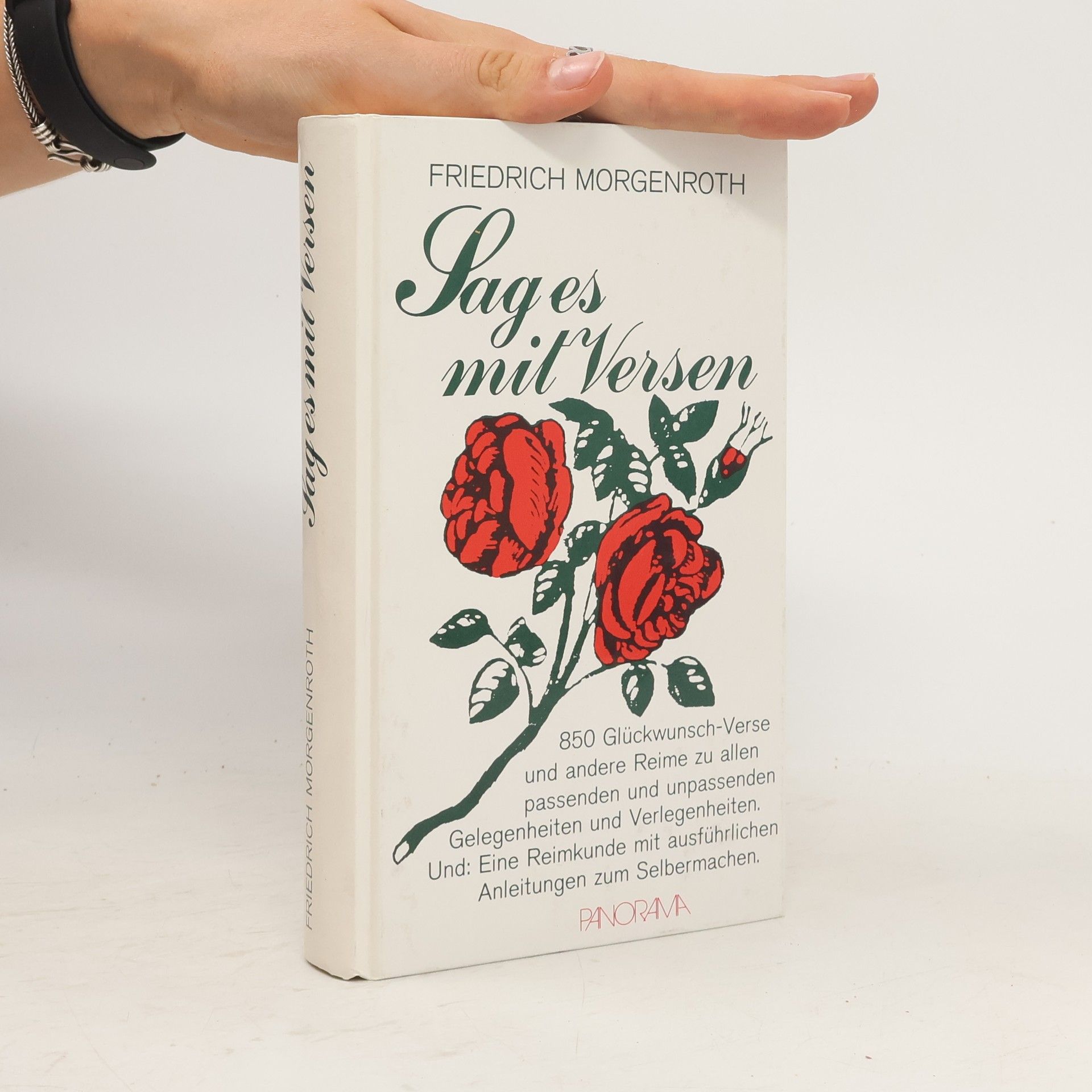 Friedrich Morgenroth Sag es mit Versen