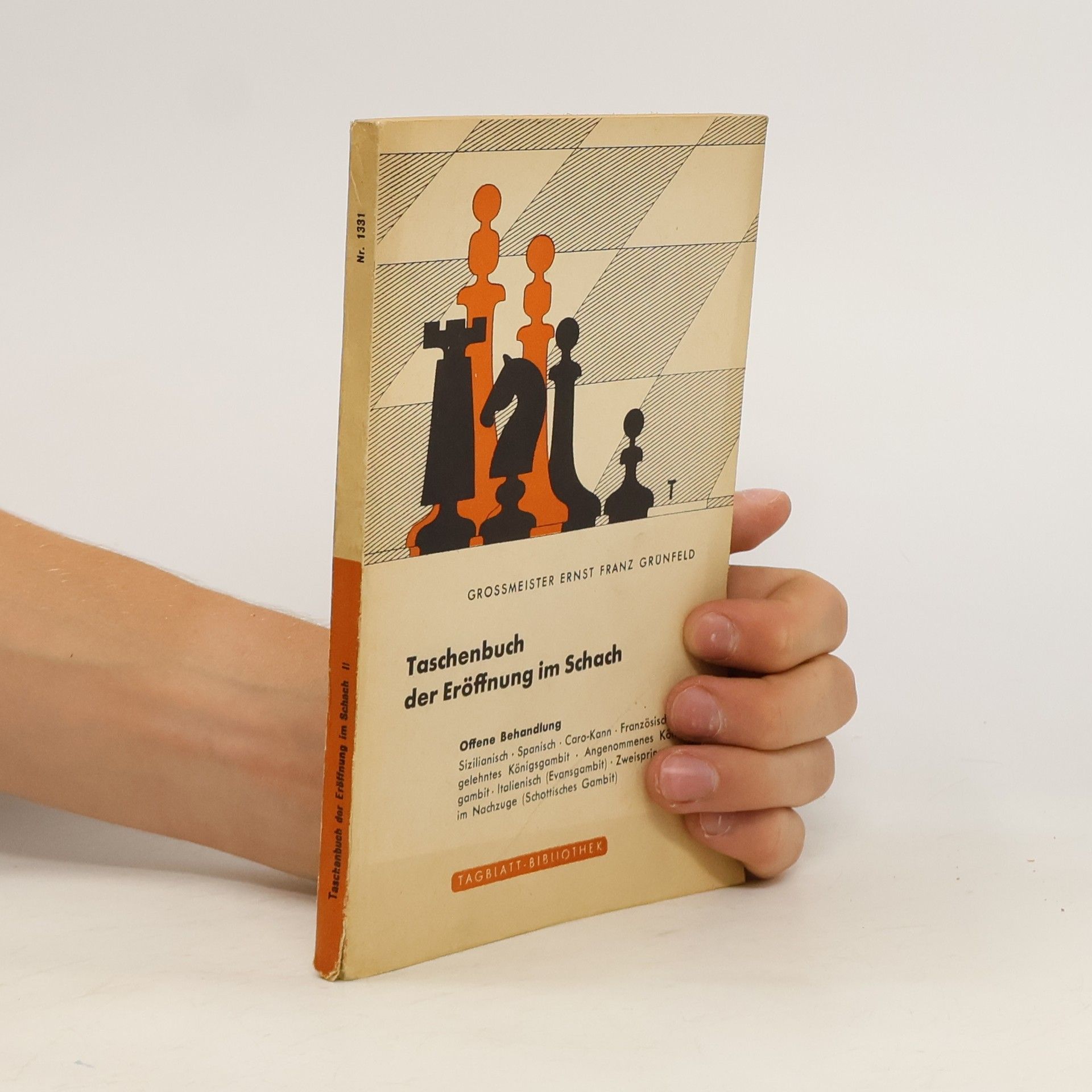 Ernst Franz Grünfeld Taschenbuch der Eröffnung im Schach
