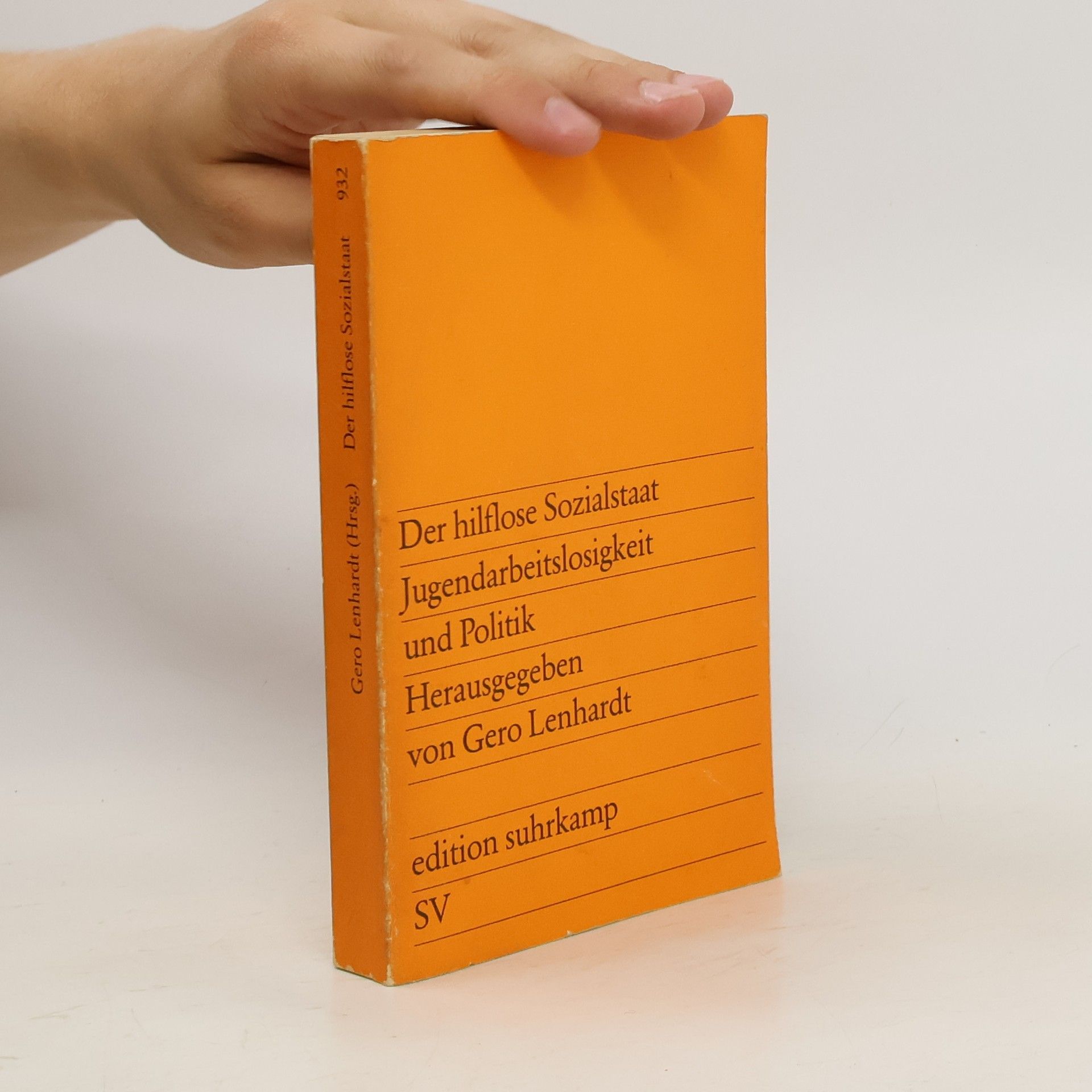 Gero Lenhardt Der hilflose Sozialstaat