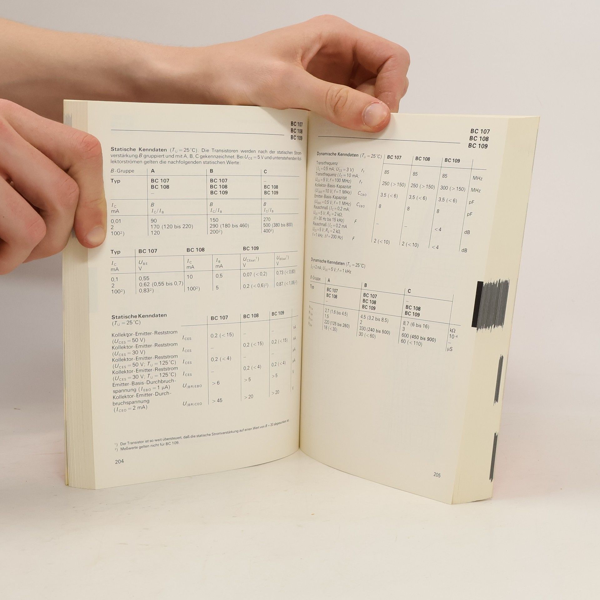 kolektiv Einzelhalbleiter Industrie-Typen 1975/76