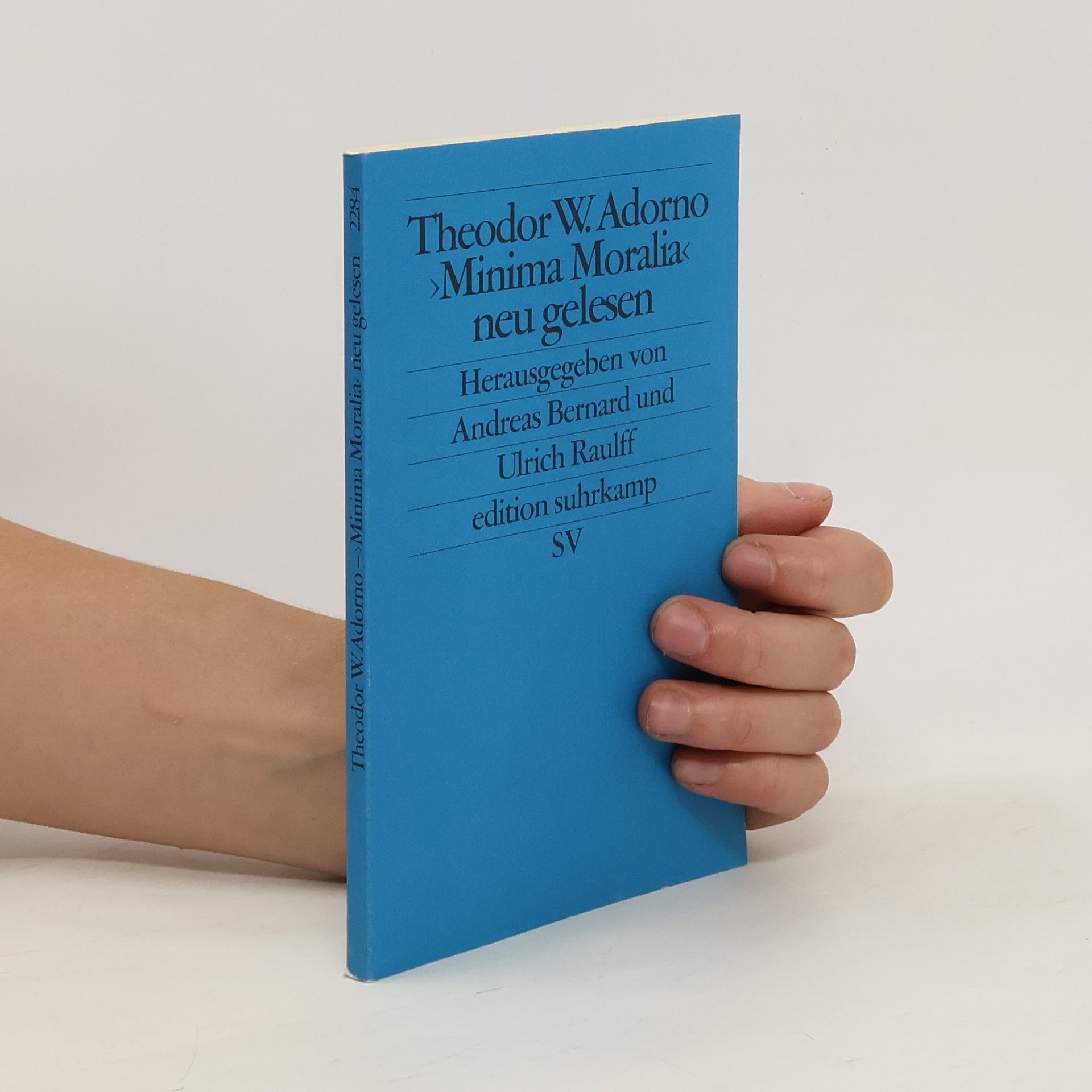 Andreas Bernard Theodor W. Adorno 'Minima Moralia' neu gelesen