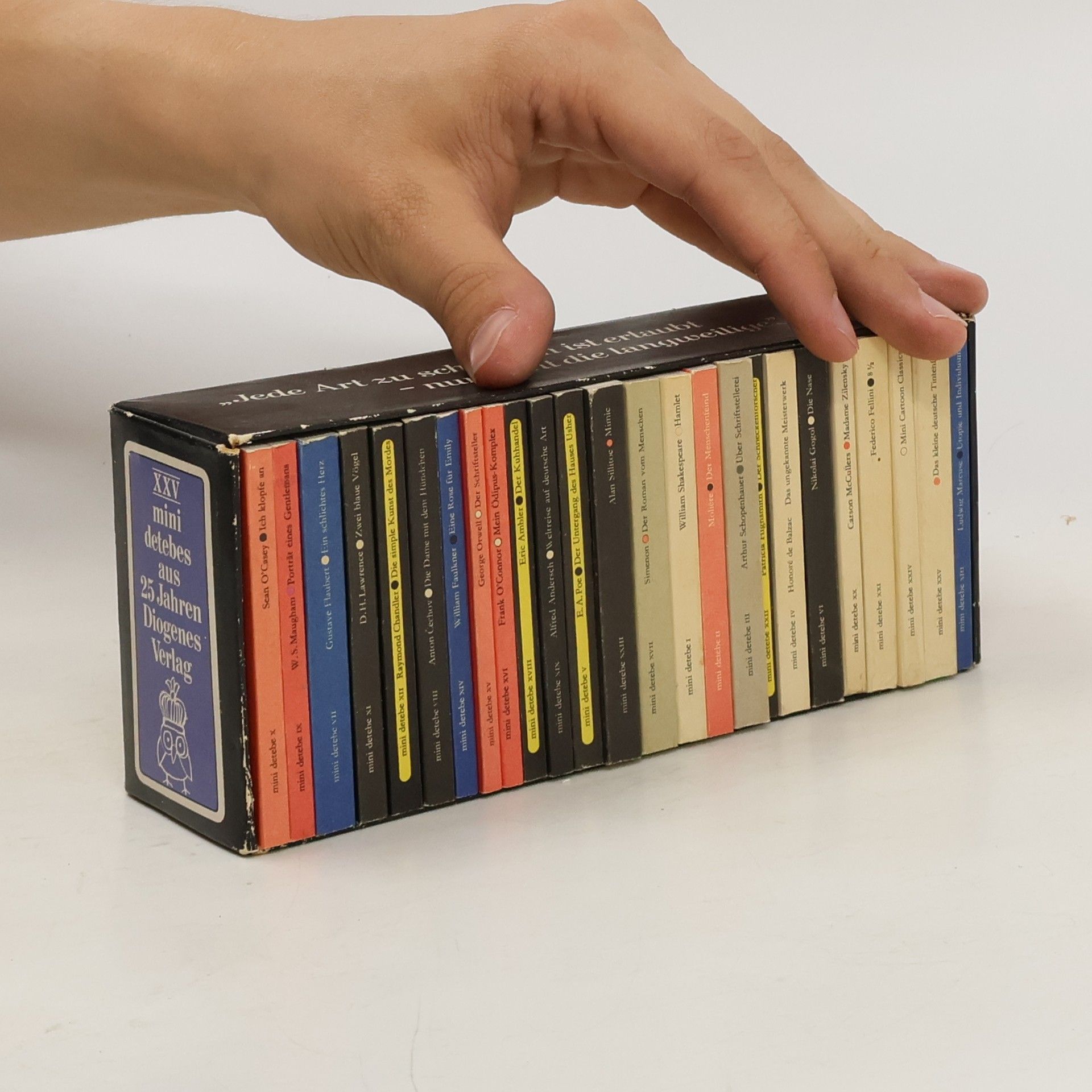 Collectif d'auteurs XXV mini detebes aus 25 Jahren Diogenes