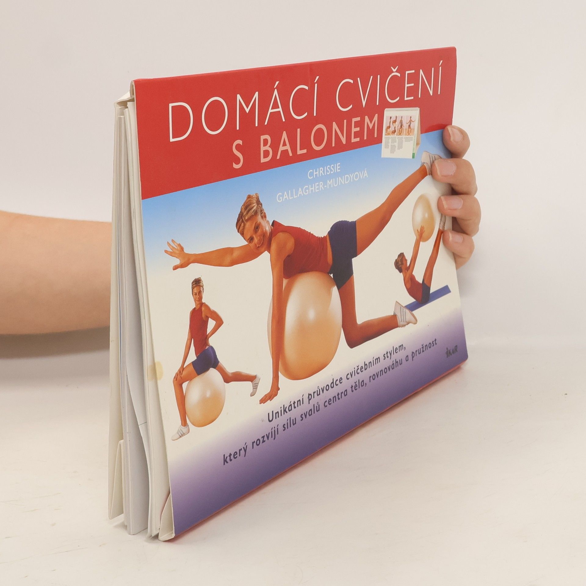 Chrissie Gallagher Mundy Domácí cvičení s balonem : [unikátní průvodce cvičebním stylem, který rozvíjí sílu svalů centra těla, rovnováhu a pružnost]