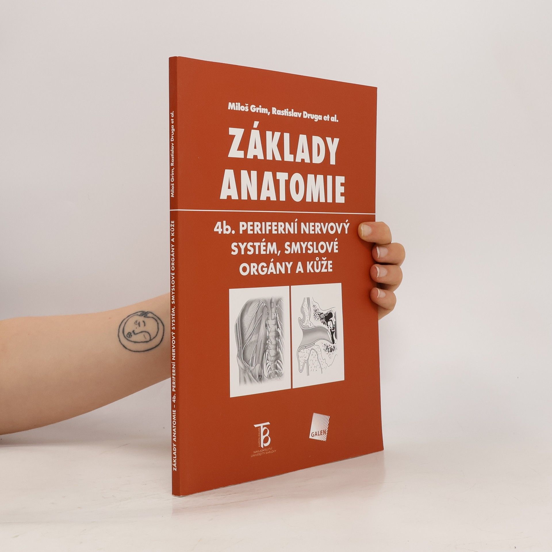 Miloš Grim Základy anatomie. 4b., Periferní nervový systém, smyslové orgány a kůže