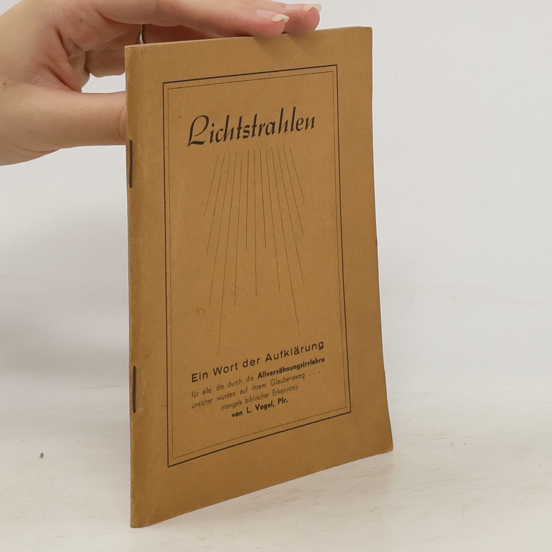 Lichtstrahlen in die Macht der Finsternis der Endzeit