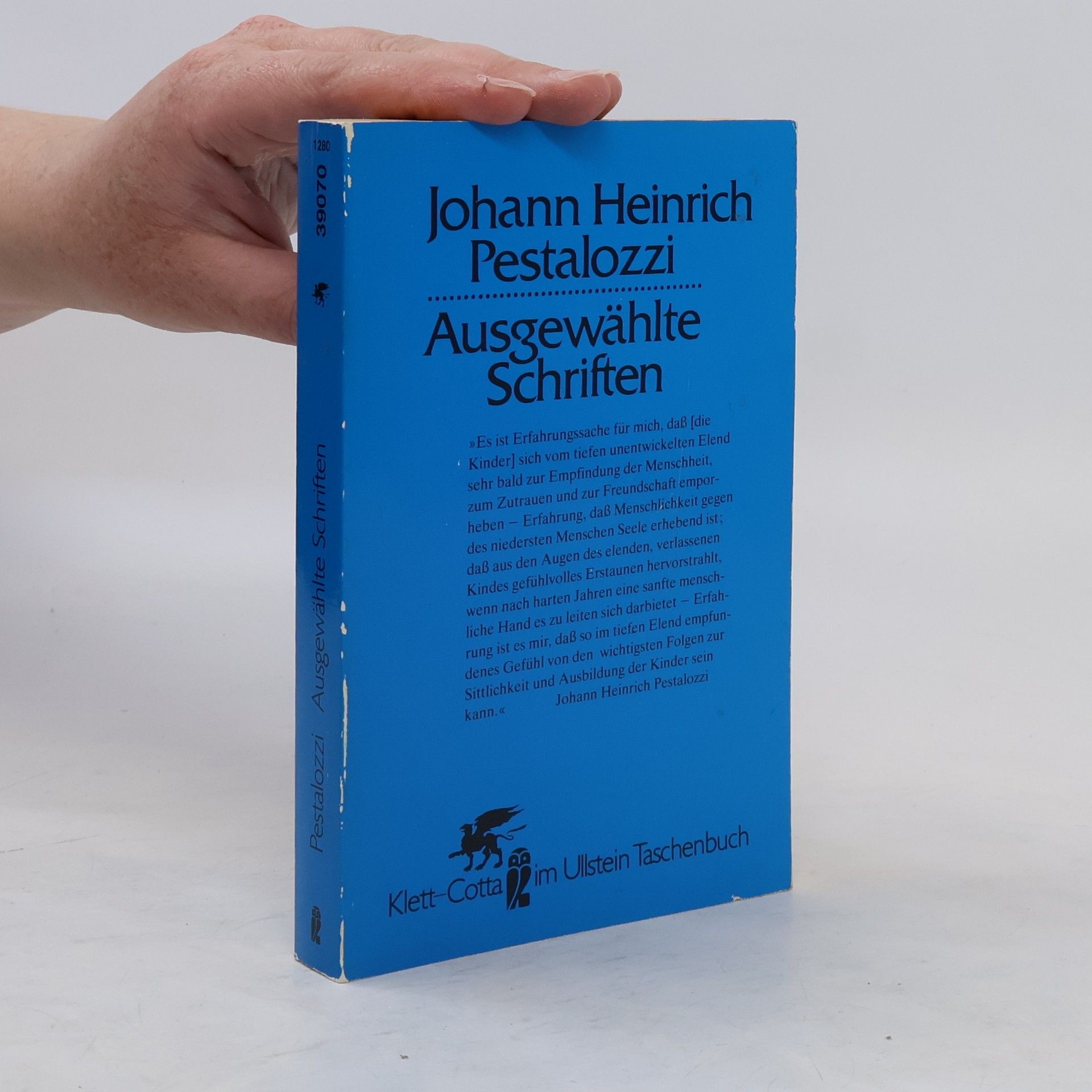 Johann Heinrich Pestalozzi Ausgewählte Schriften