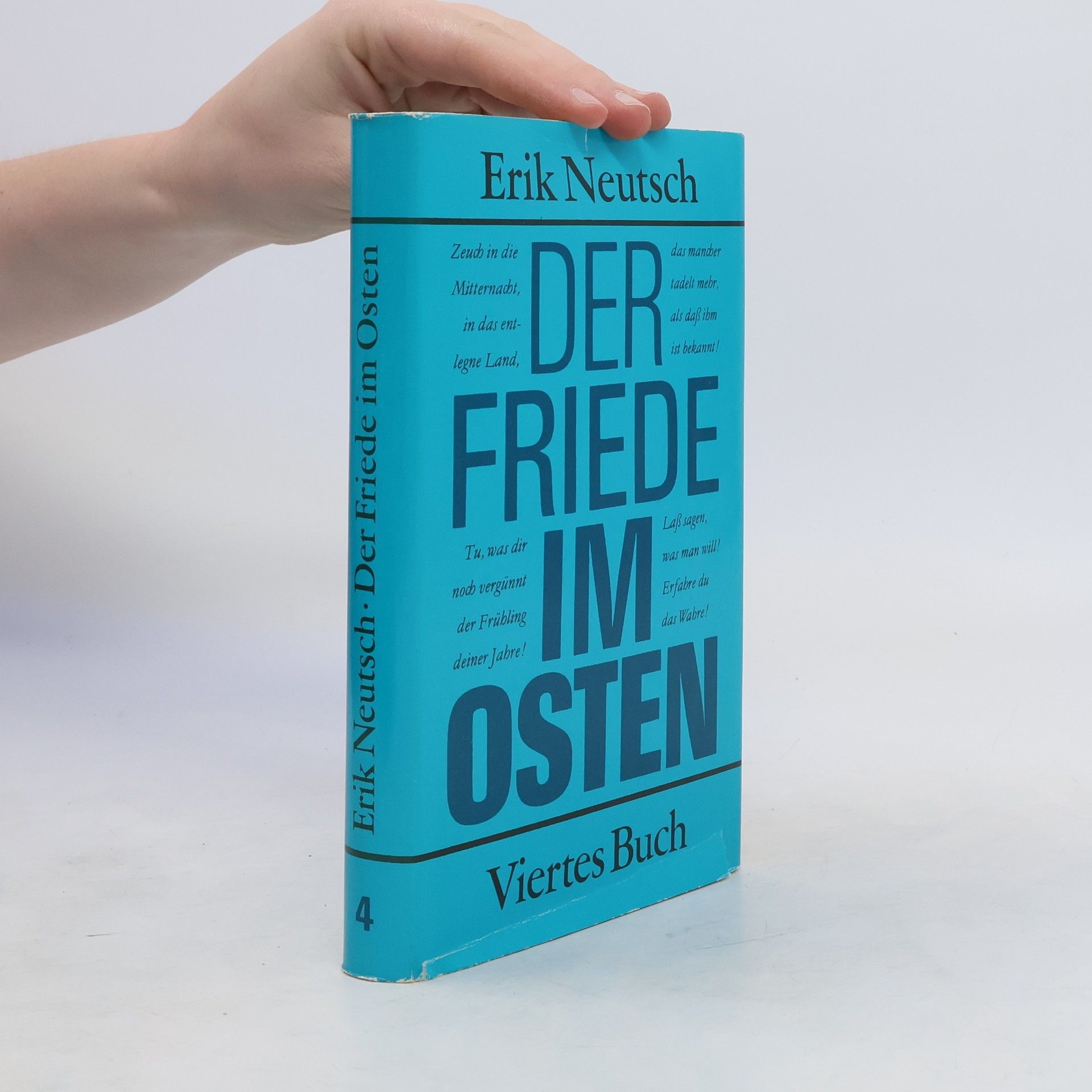 Erik Neutsch Der Friede im Osten