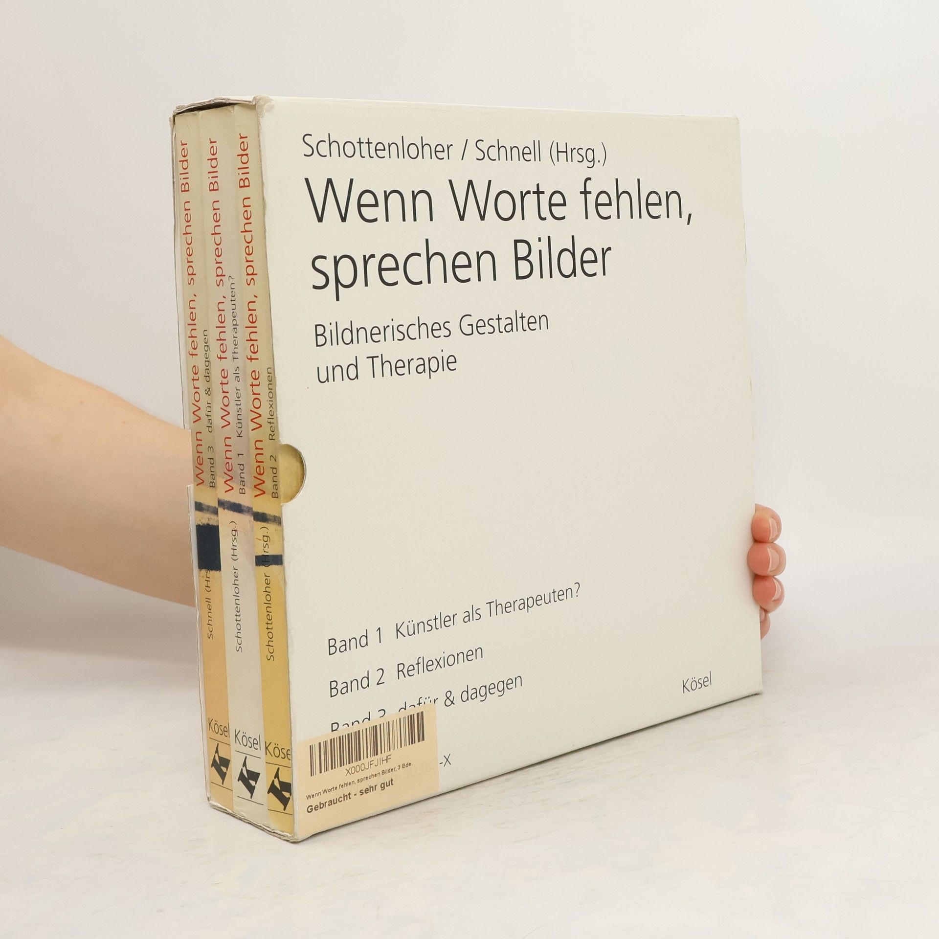 Gertraud Schottenloher Wenn Worte fehlen, sprechen Bilder 1-3. Künstler als Therapeuten? Reflexionen. Dafür & dagegen
