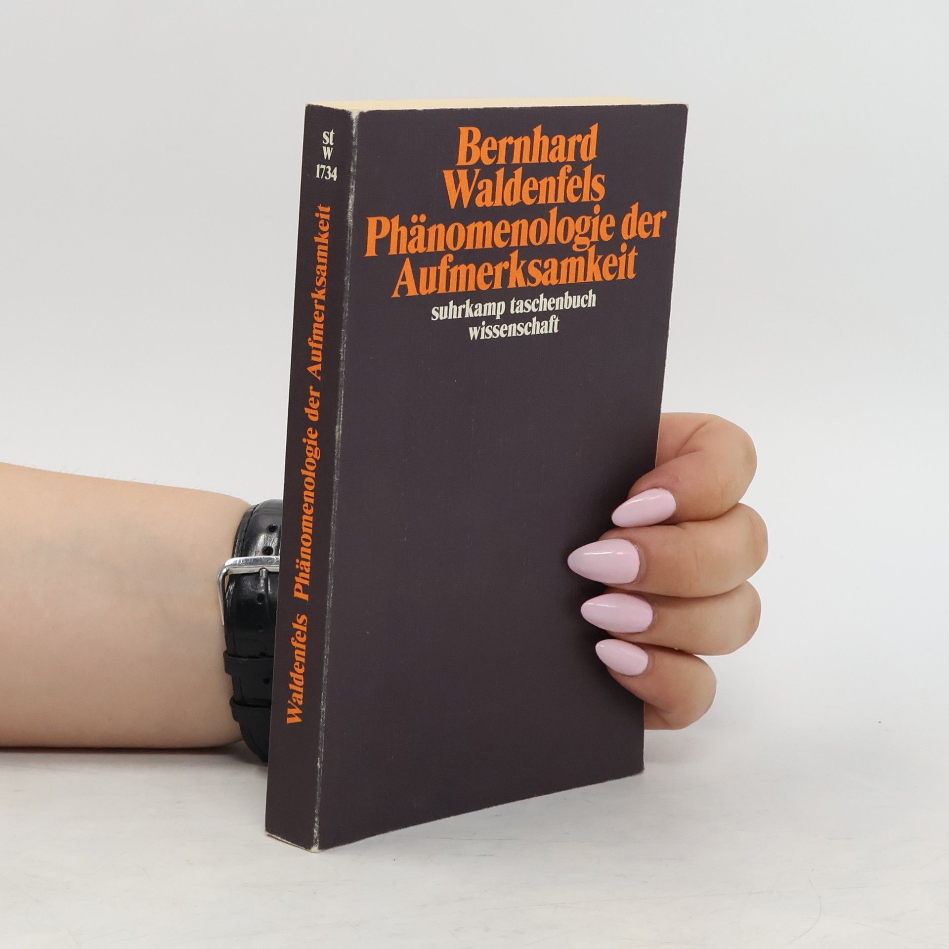 Bernhard Waldenfels Phänomenologie der Aufmerksamkeit