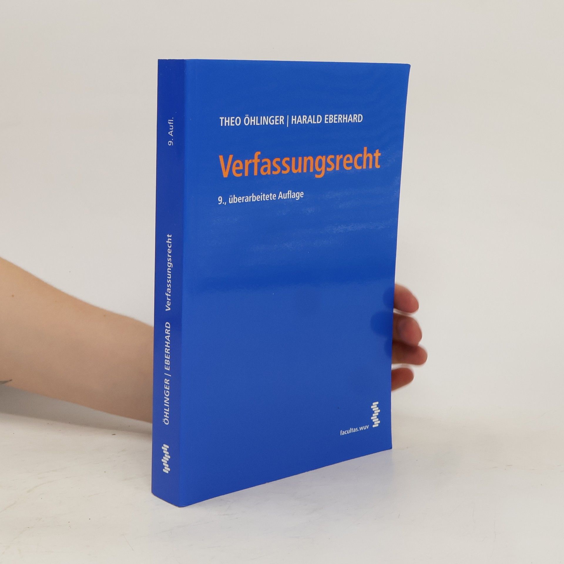 Theo Öhlinger Verfassungsrecht