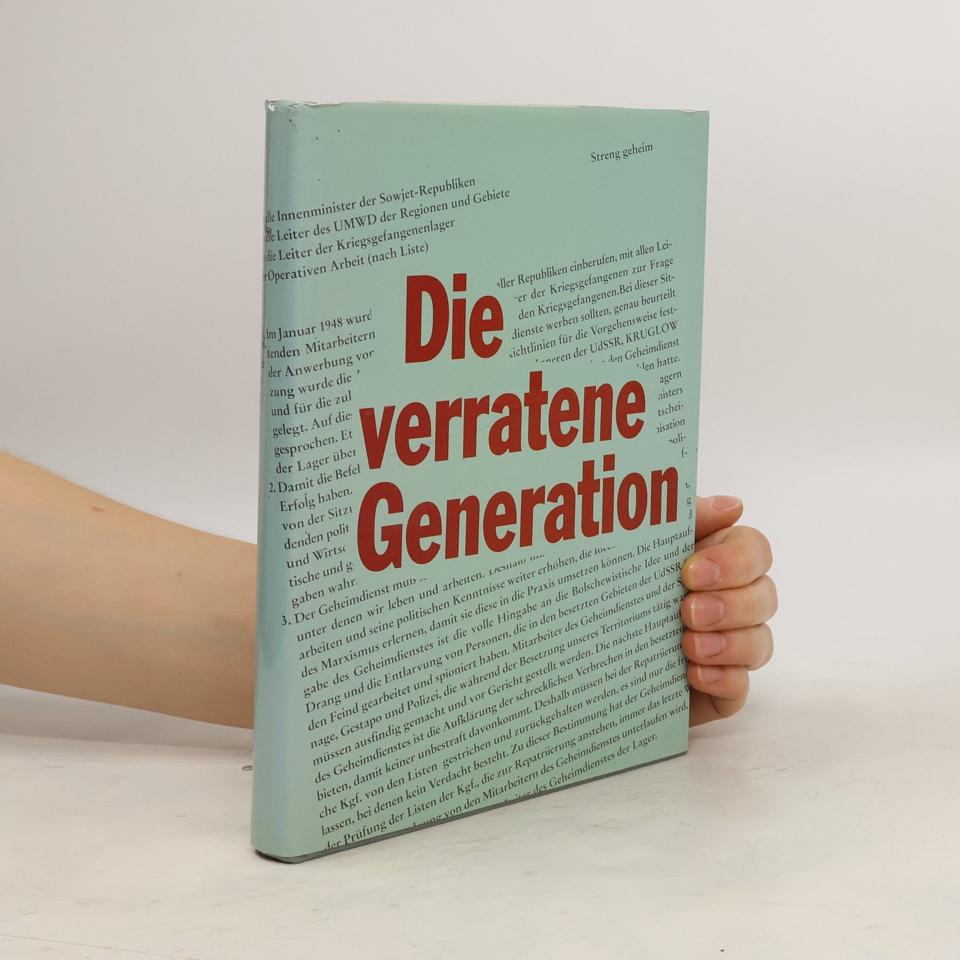 AA.VV. Die verratene Generation