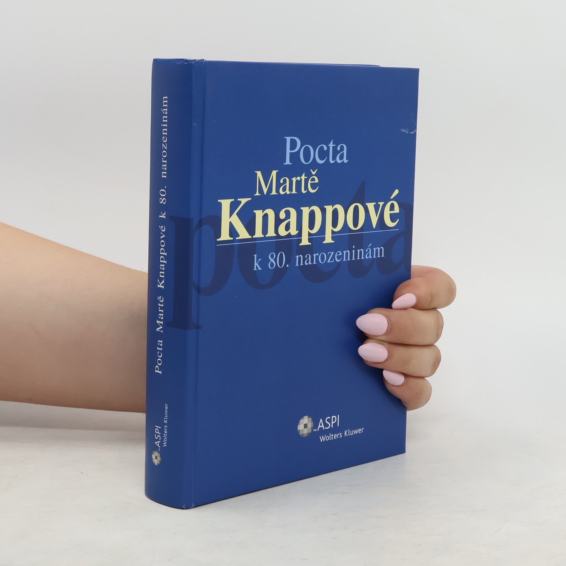 Jan Dvořák Pocta Martě Knappové k 80. narozeninám