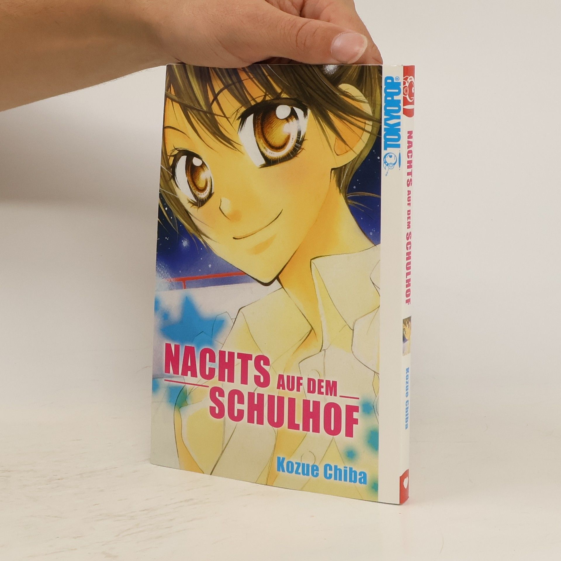 Kozue Chiba Nachts auf dem Schulhof
