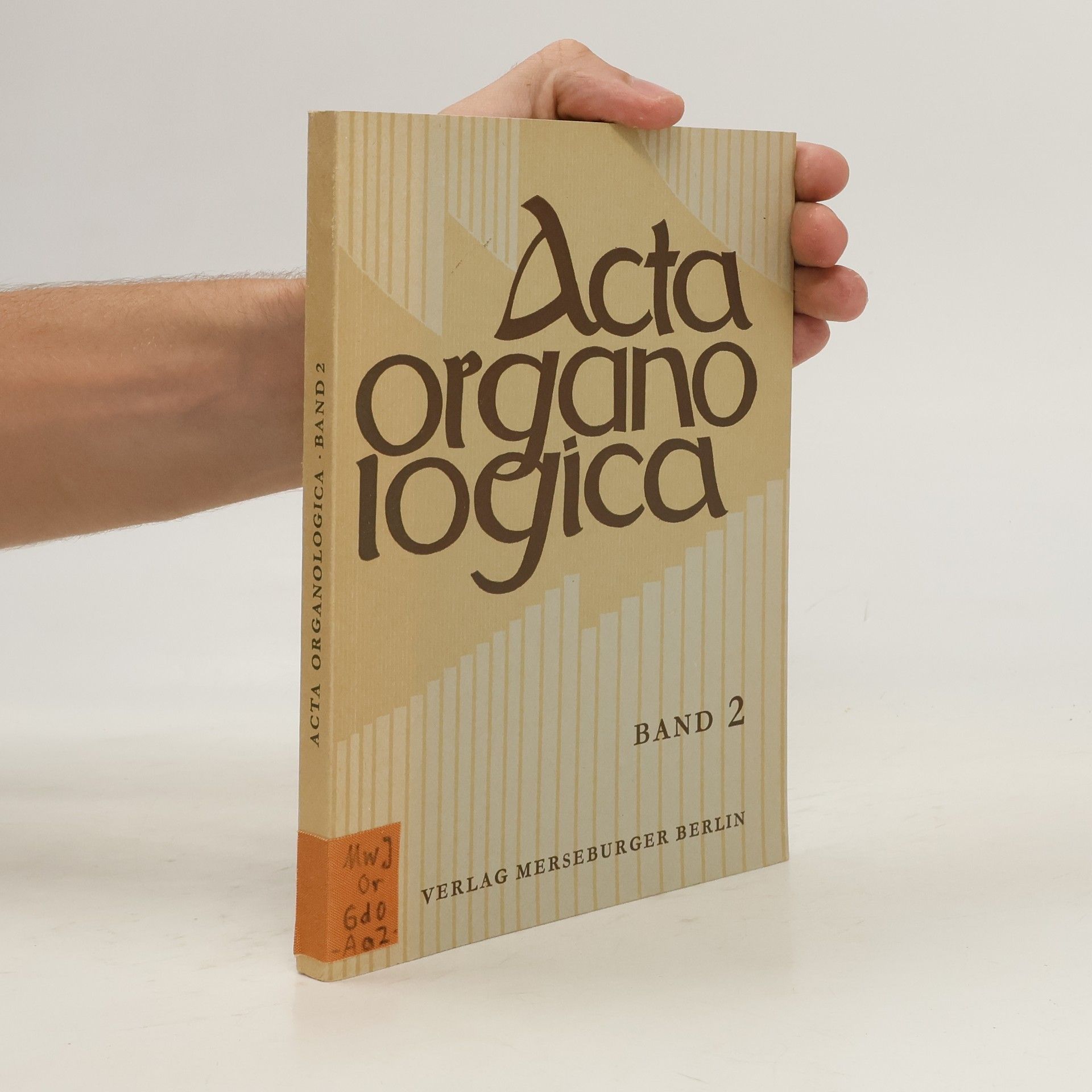 AA.VV. Acta organologica 2