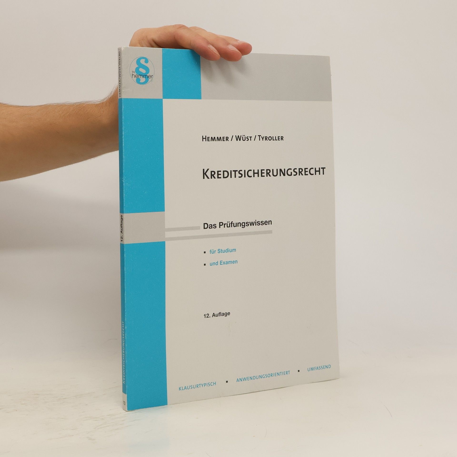 Karl-Edmund Hemmer Kreditsicherungsrecht