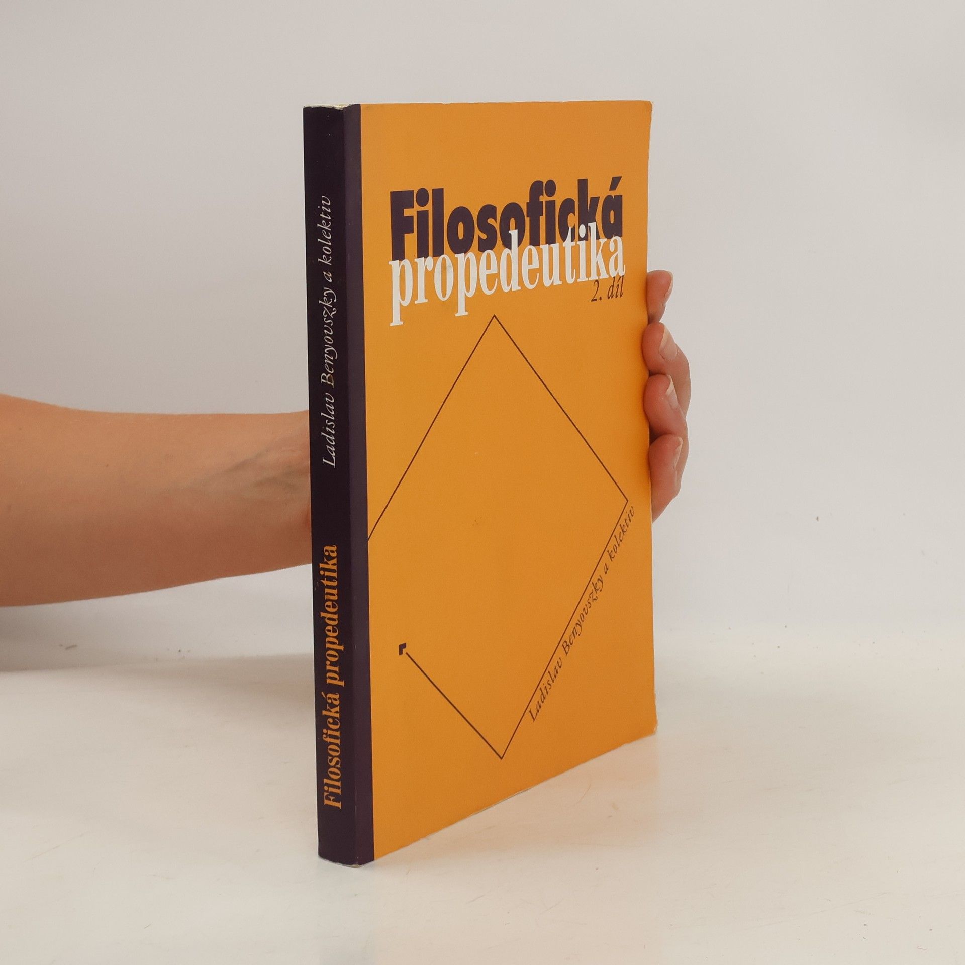 Ladislav Benyovszky Filosofická propedeutika, 2. díl