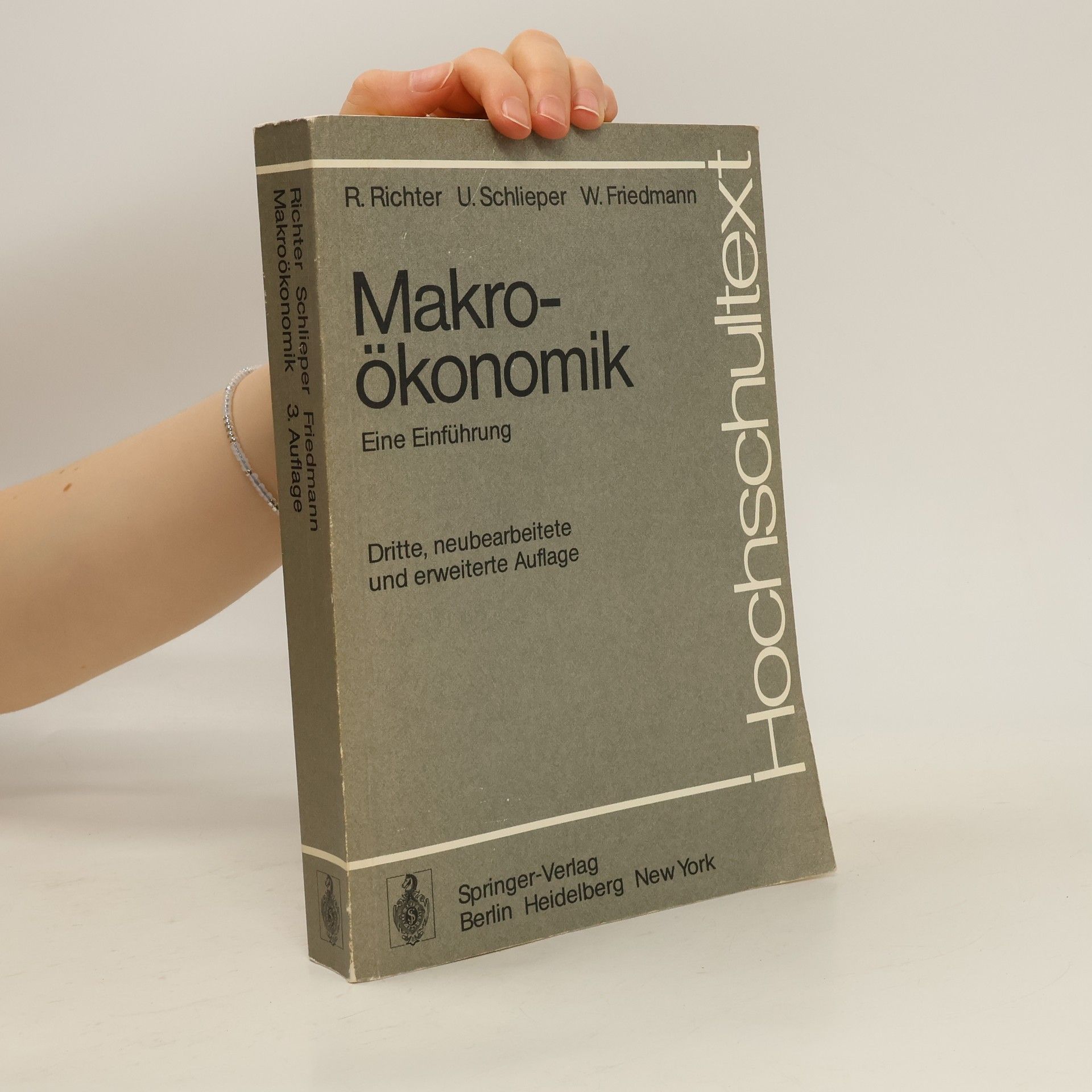 Ulrich Schlieper Makroökonomik. Eine Einführung