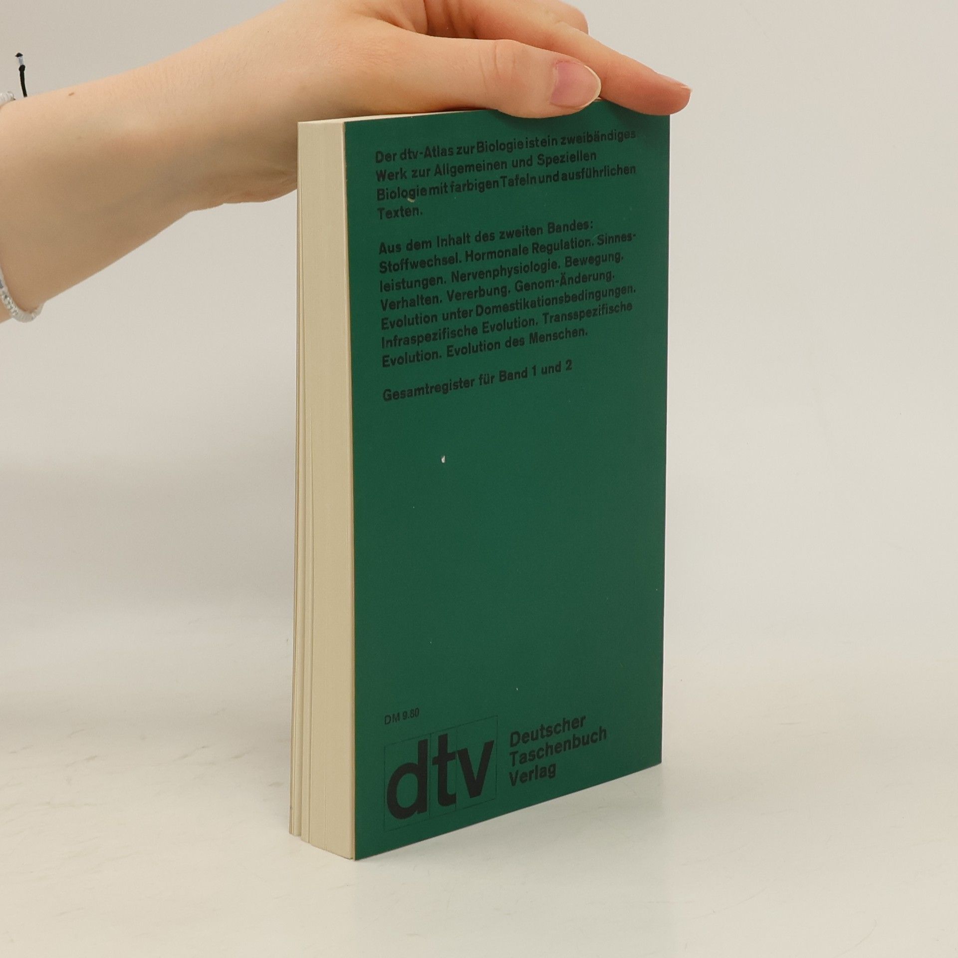 Collectif d'auteurs Dtv-Atlas zur Biologie. Band 2