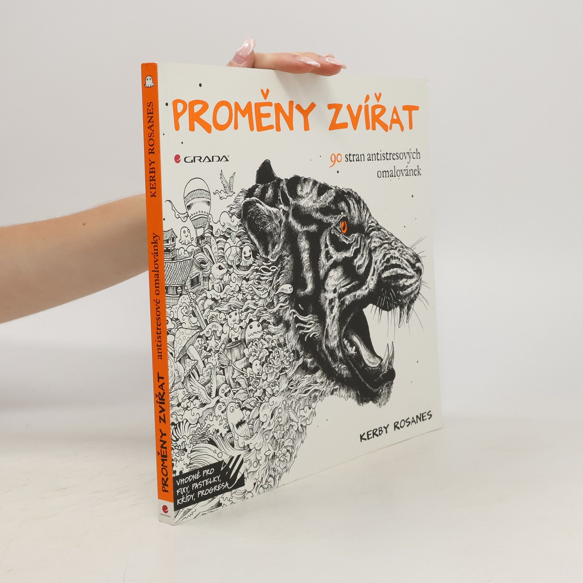 Kerby Rosanes Proměny zvířat : antistresové omalovánky